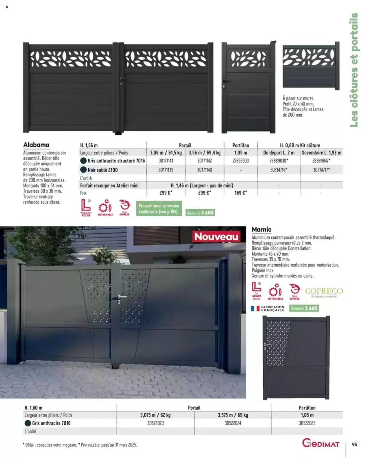 Gedimat Aménagements extérieurs (2025-03-14 - 2025-12-31)