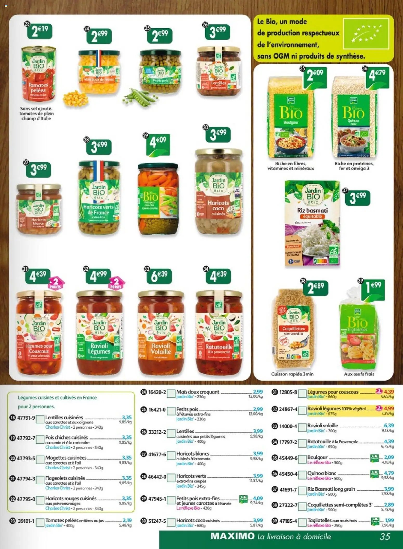 Maximo catalogue epicerie