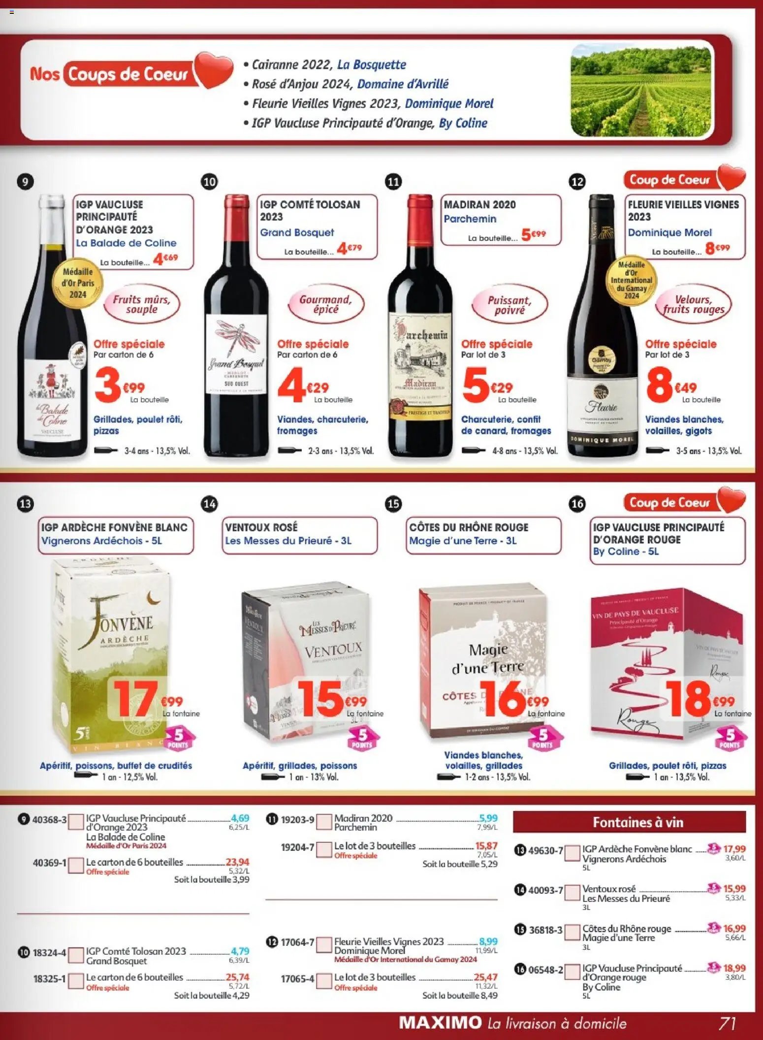 Maximo catalogue epicerie