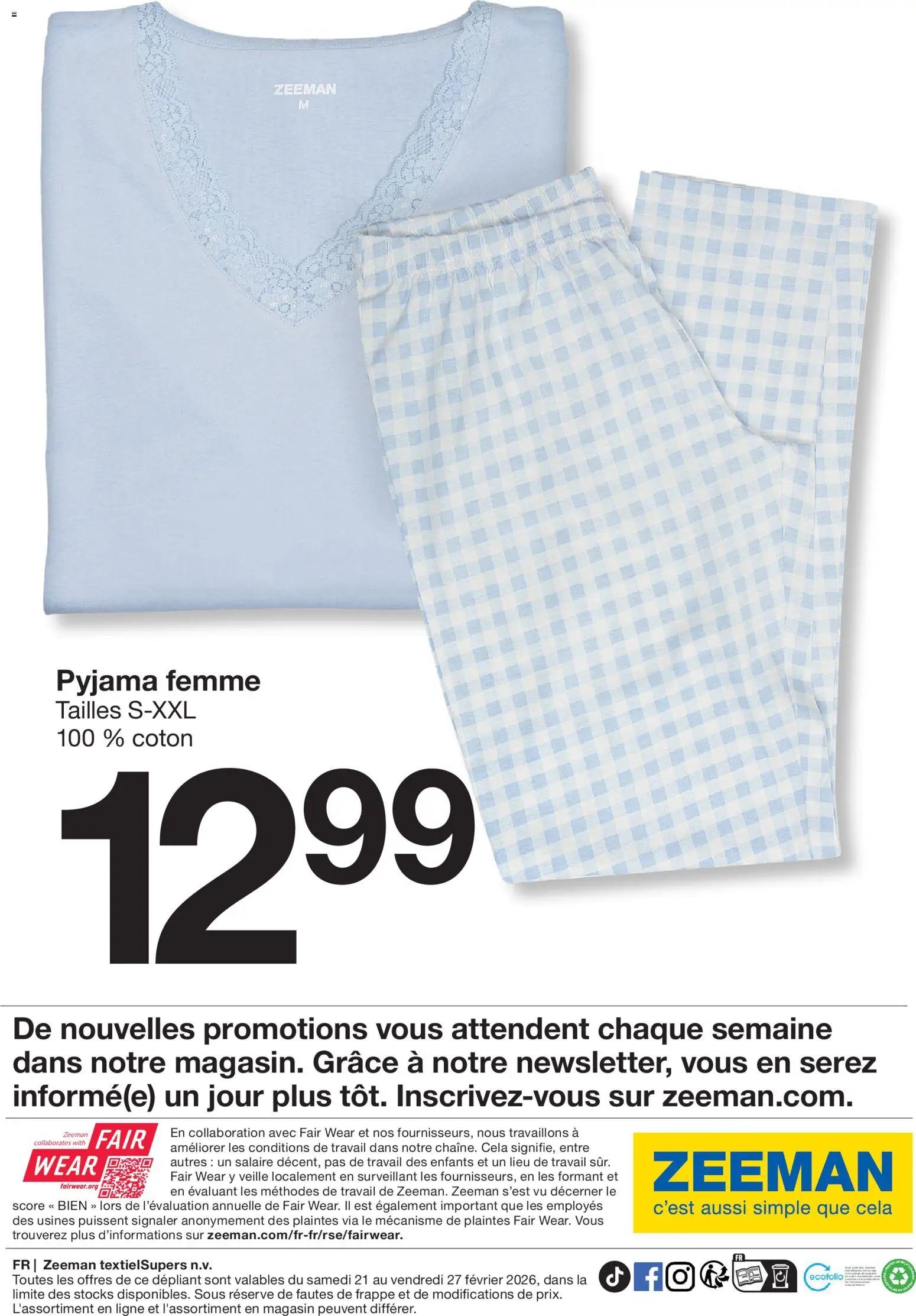 Zeeman catalogue Hiver (2026-02-21 - 2026-02-27)