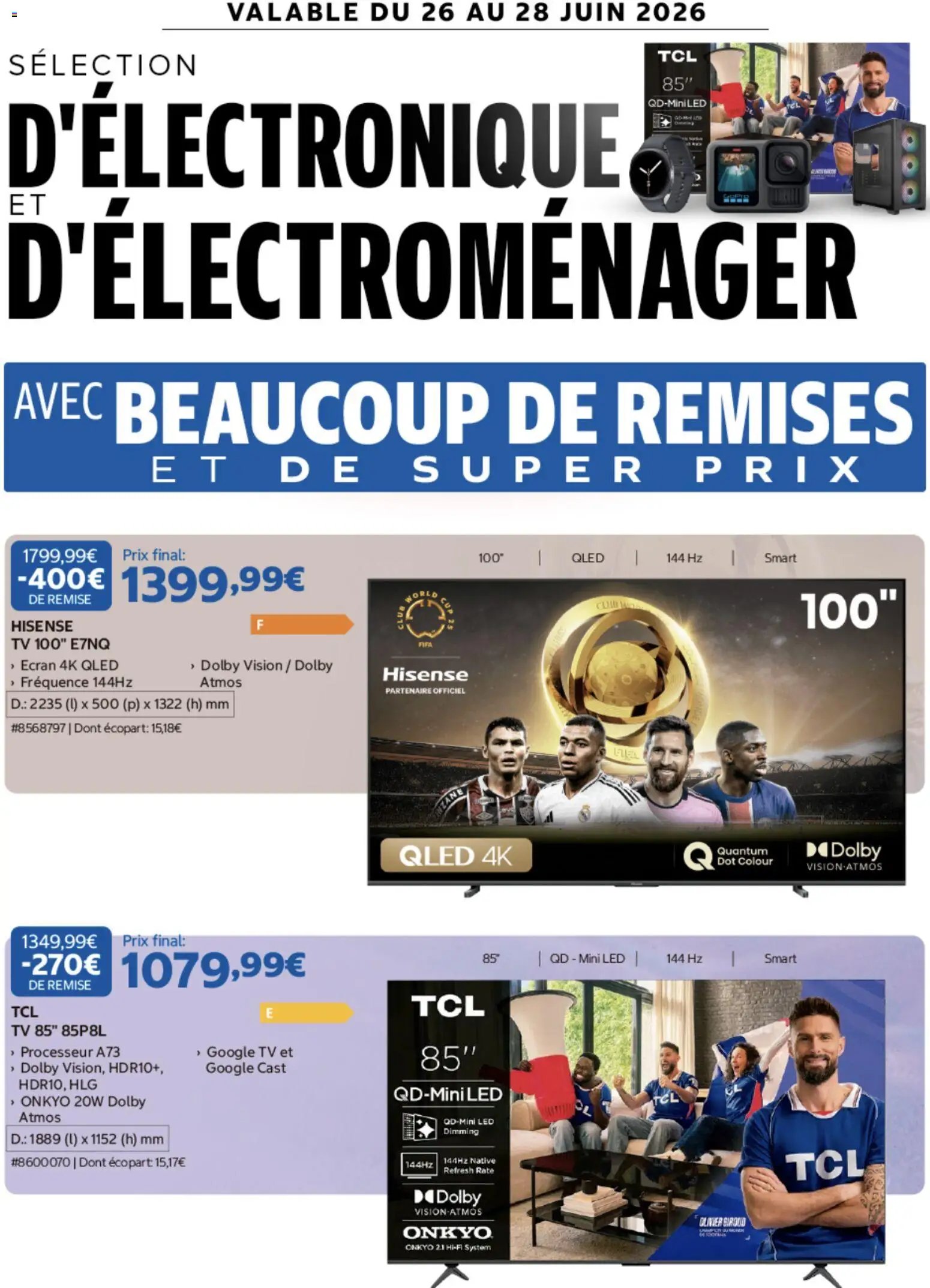 Costco Sélection d'électronique et d'électroménager