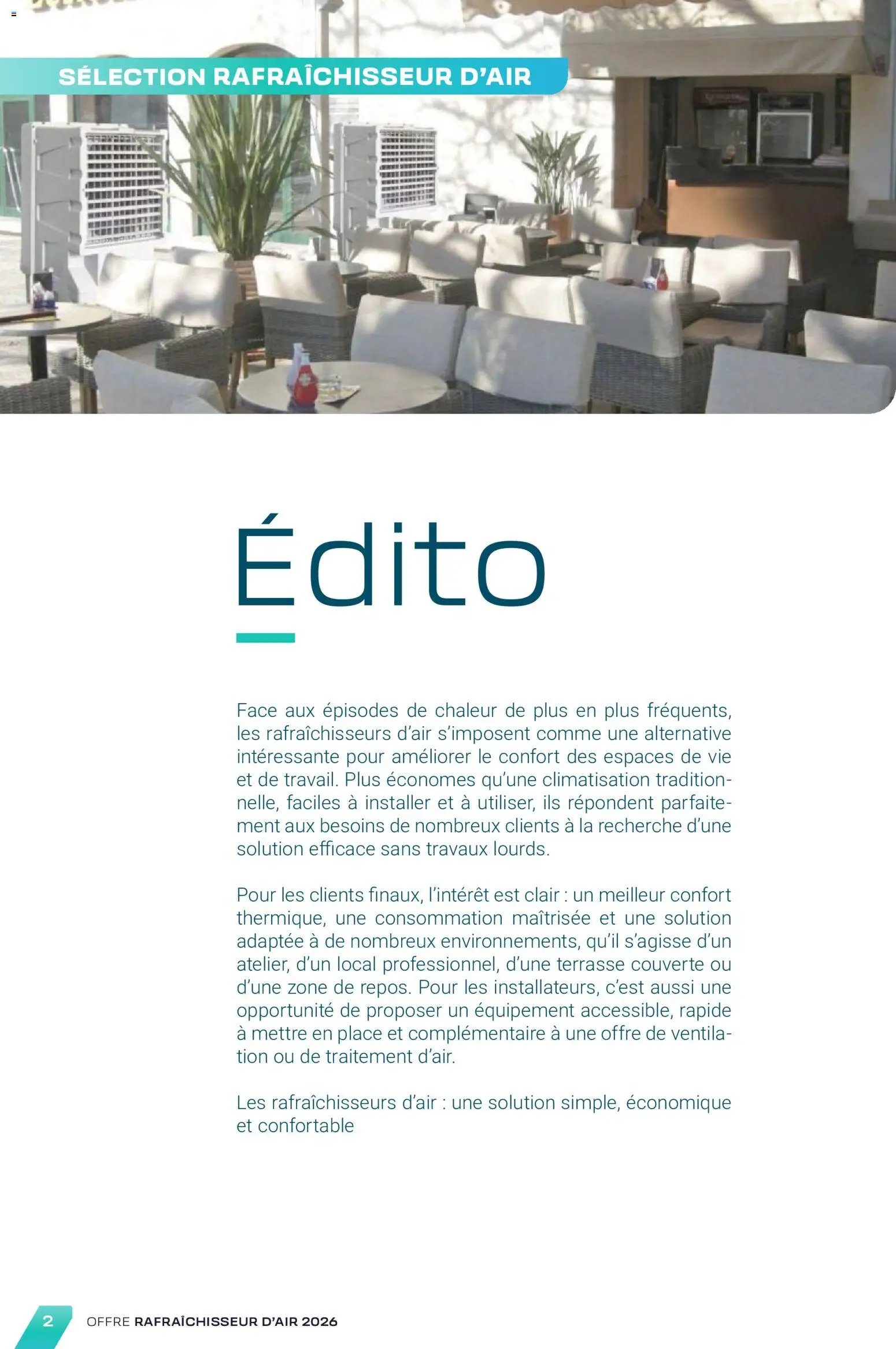 Rexel - Brochure rafraichisseur d'air