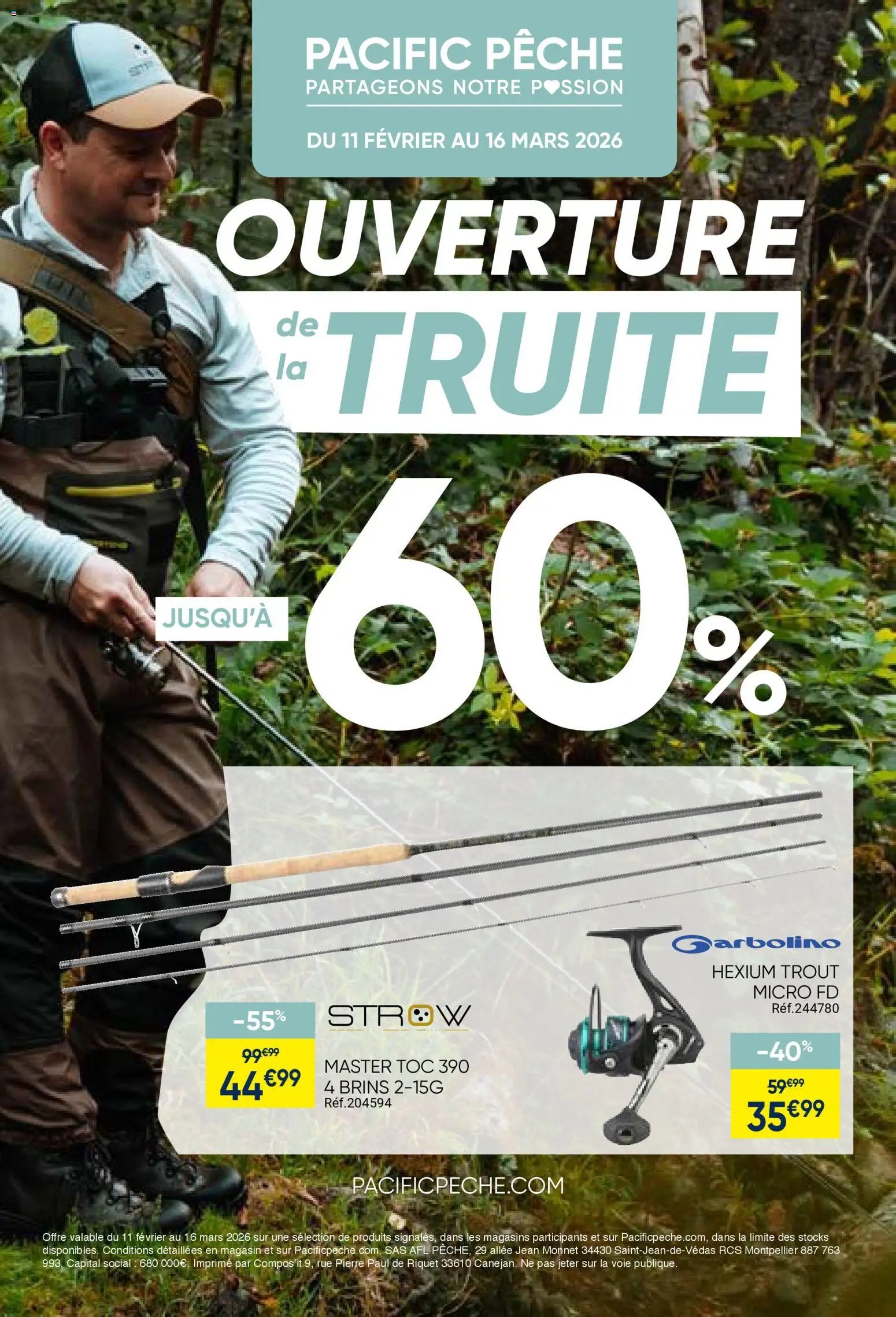 Pacific Pêche catalogue