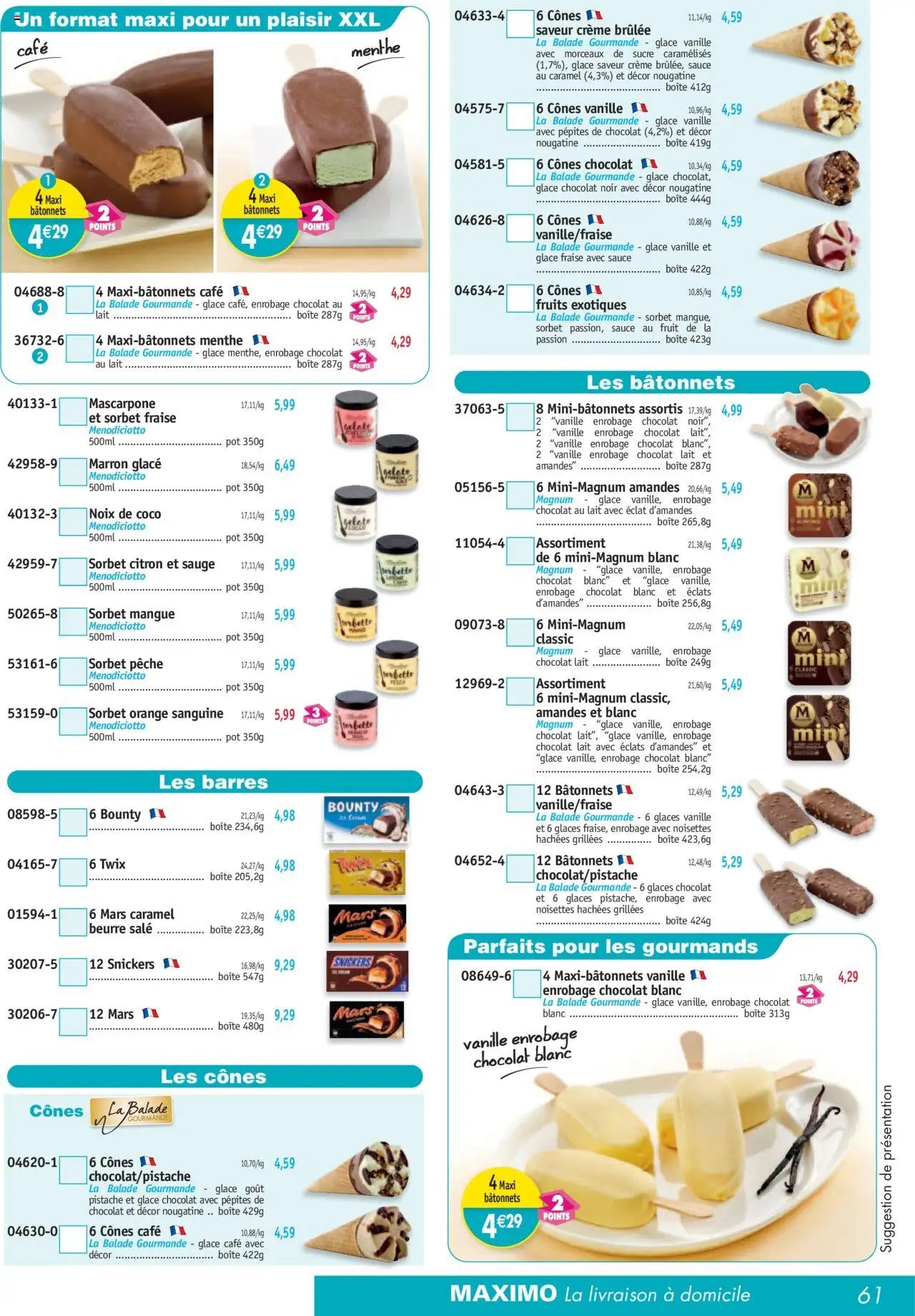 Maximo catalogue (2025-09-26 - 2025-10-23)