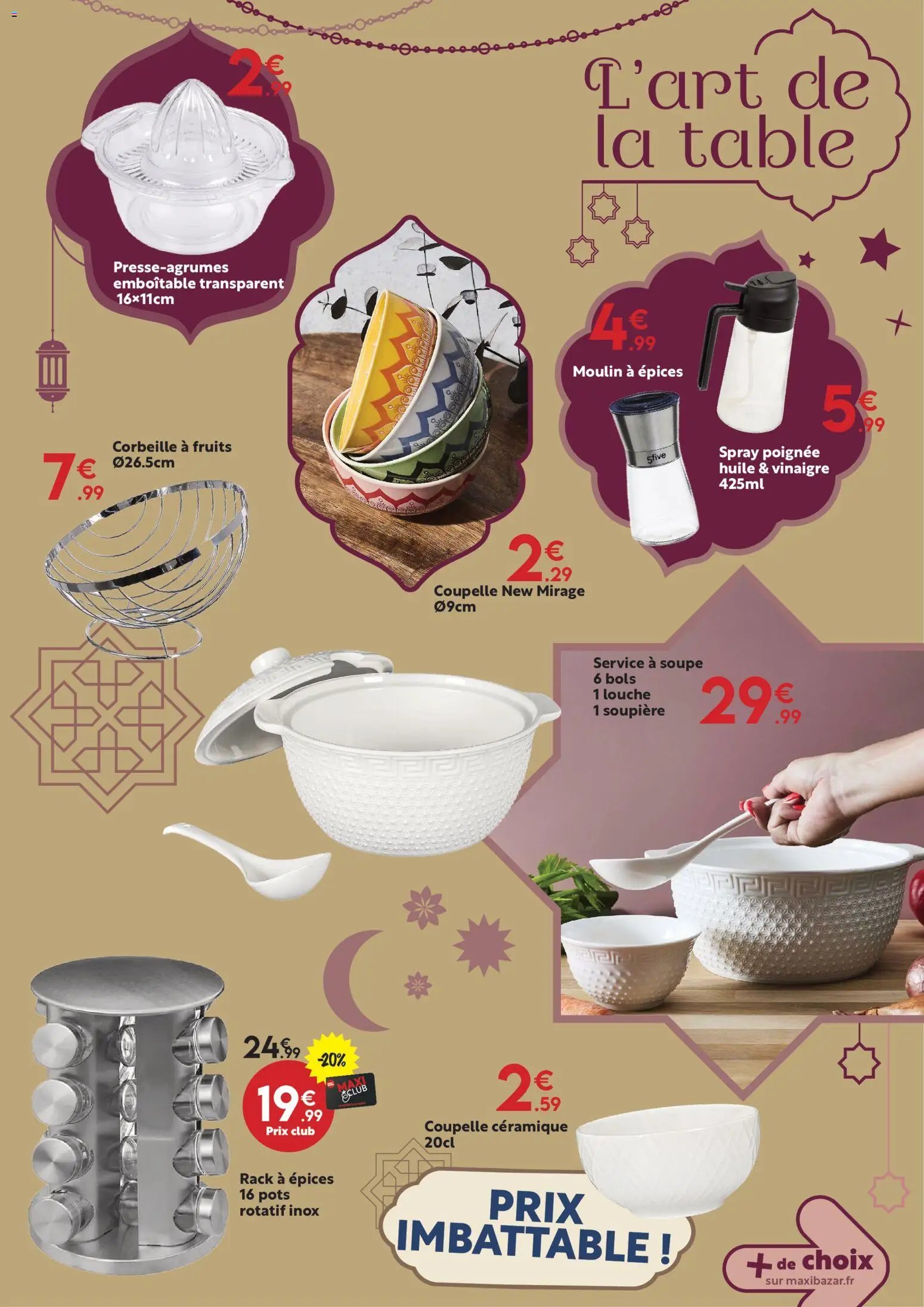 Maxi Bazar - Catalogue saisonnier Maxi Bazar