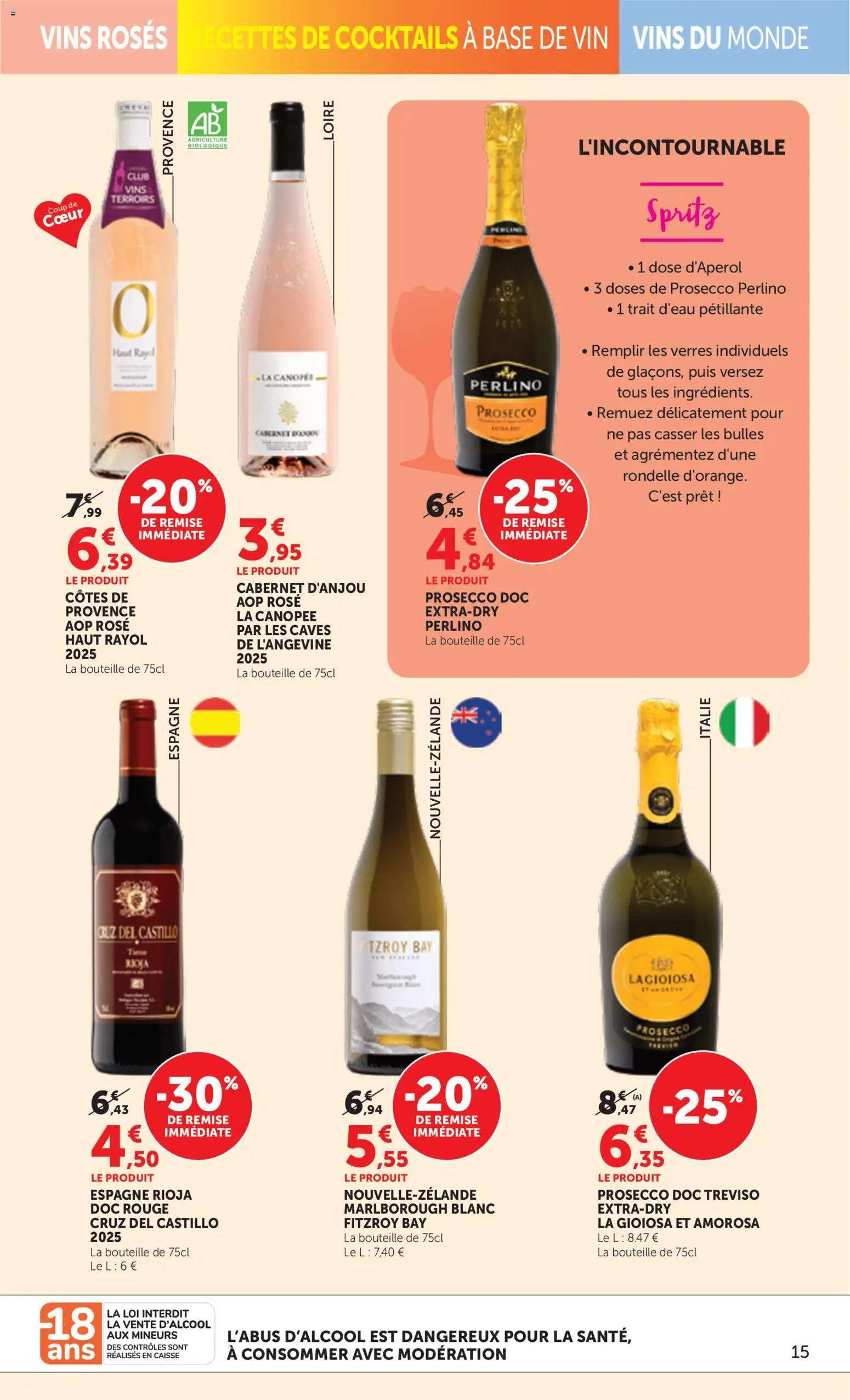 bi1 Foire aux vins supermarché