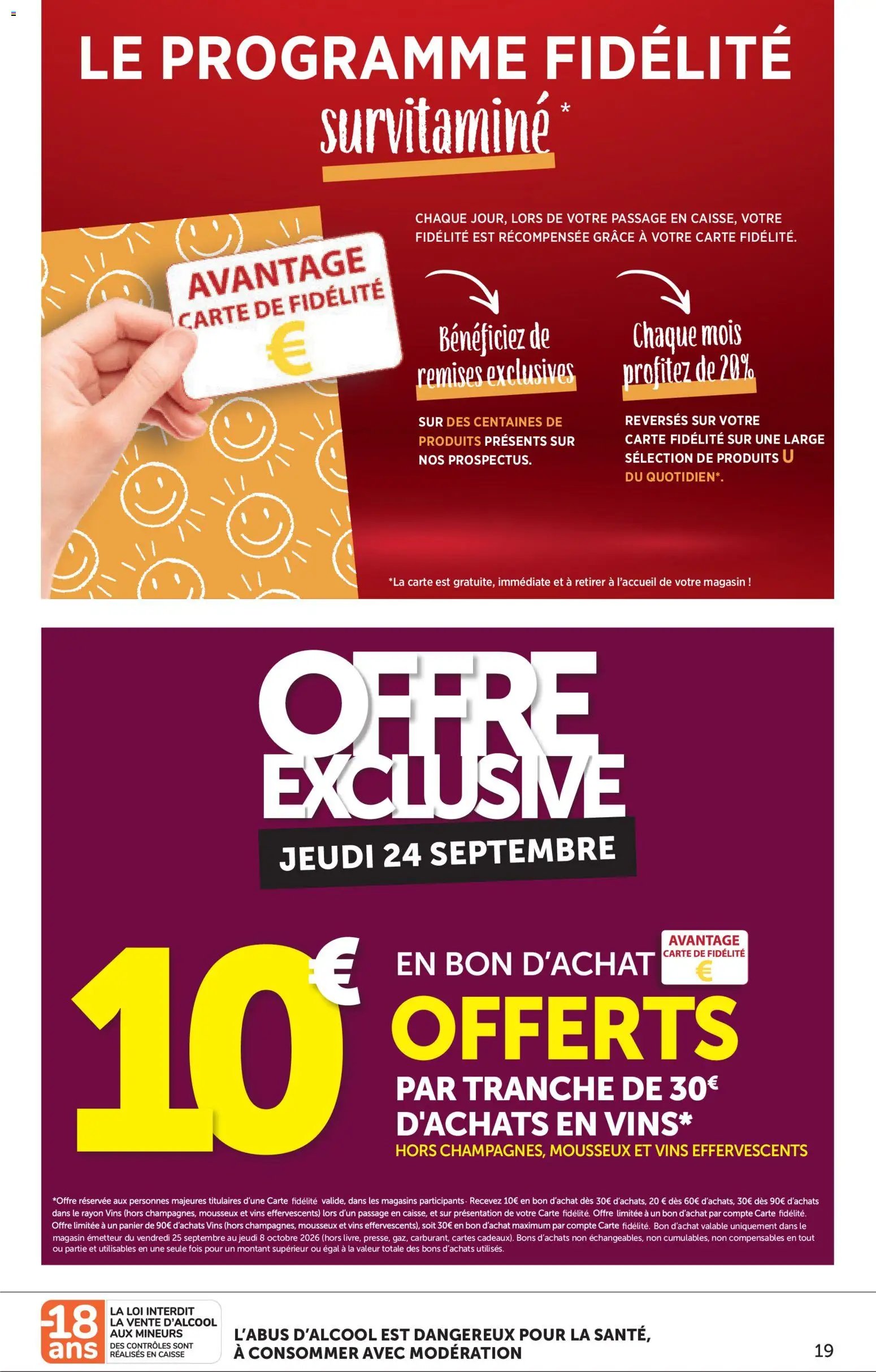 bi1 Foire aux vins supermarché