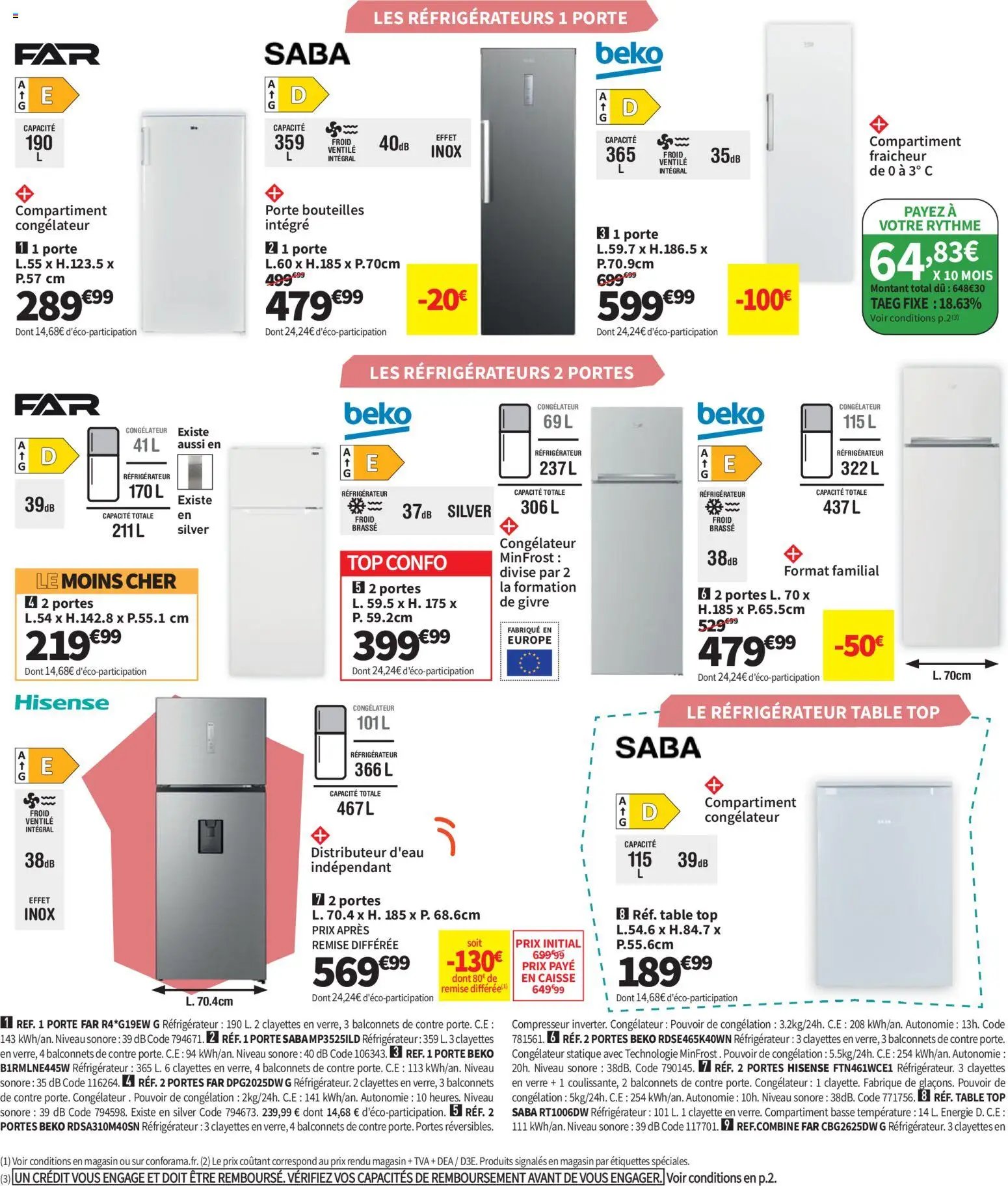 Conforama catalogue
