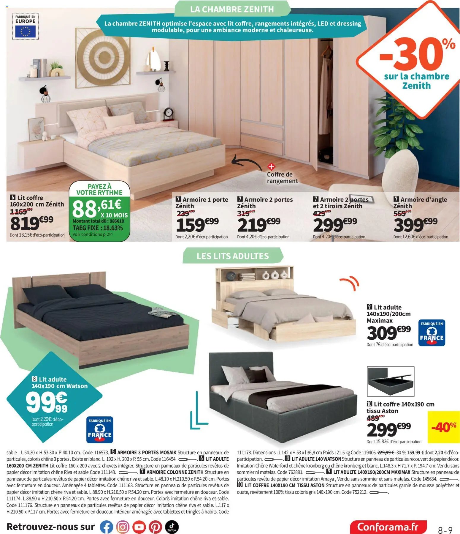 Conforama catalogue
