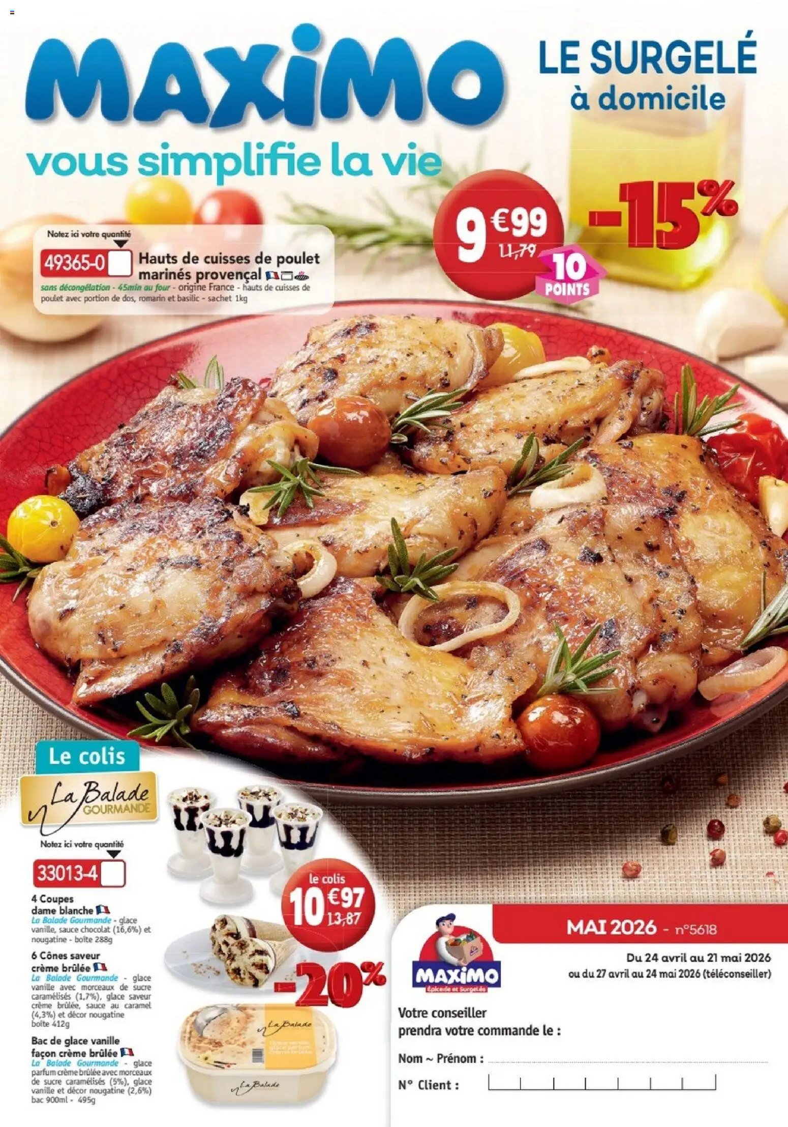 Maximo catalogue (2026-04-27 - 2026-05-24)