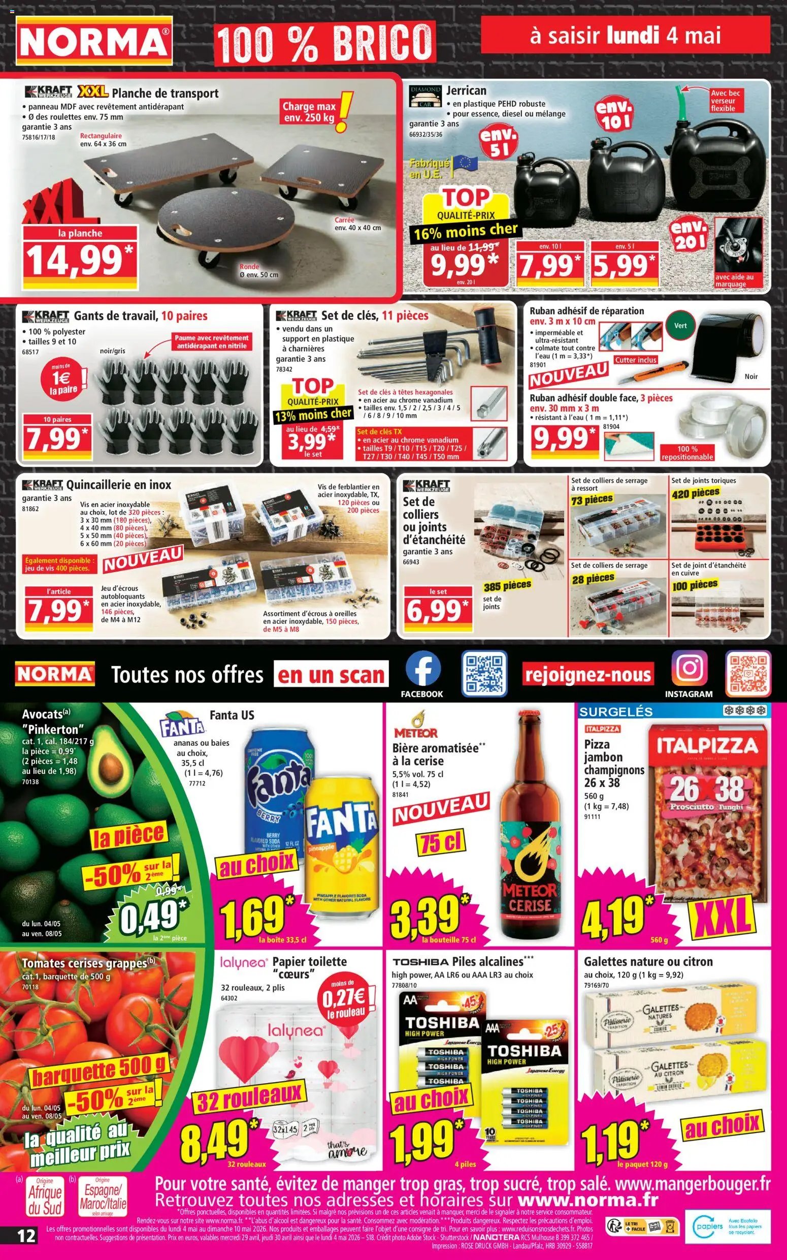 Norma catalogue (2026-04-29 - 2026-05-05)