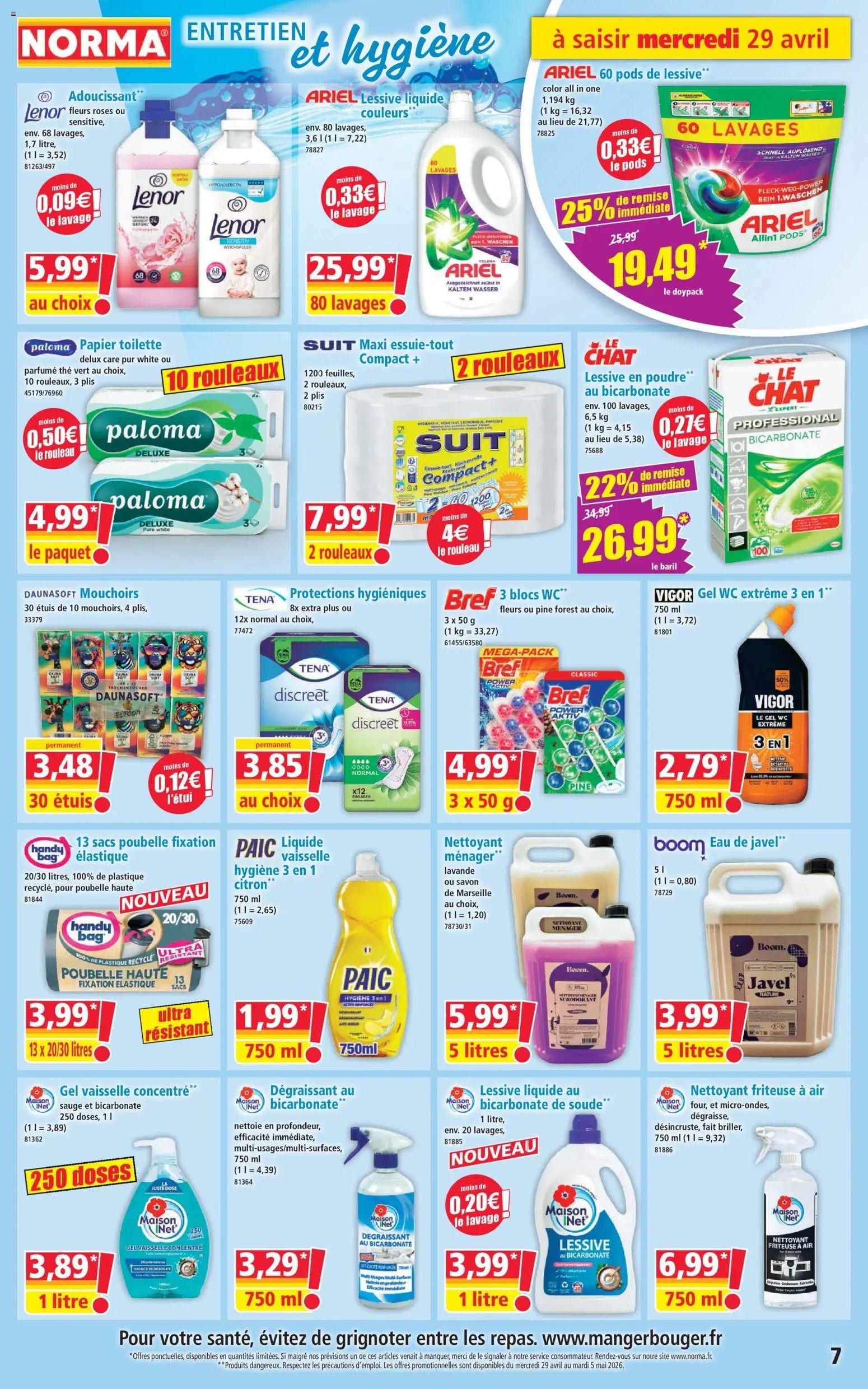 Norma catalogue (2026-04-29 - 2026-05-05)