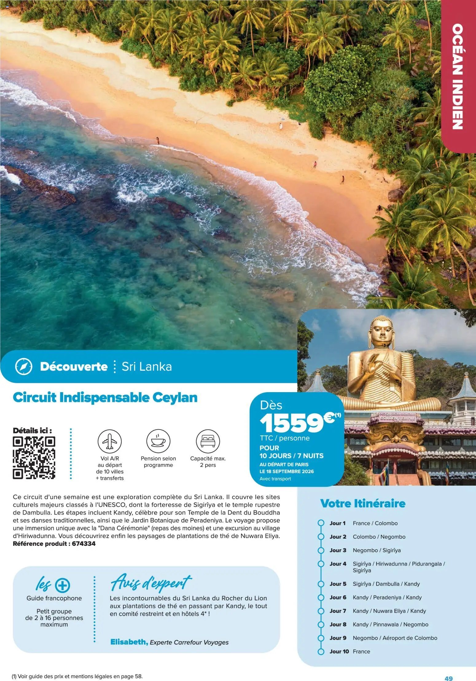 Carrefour contact Séjours & circuits