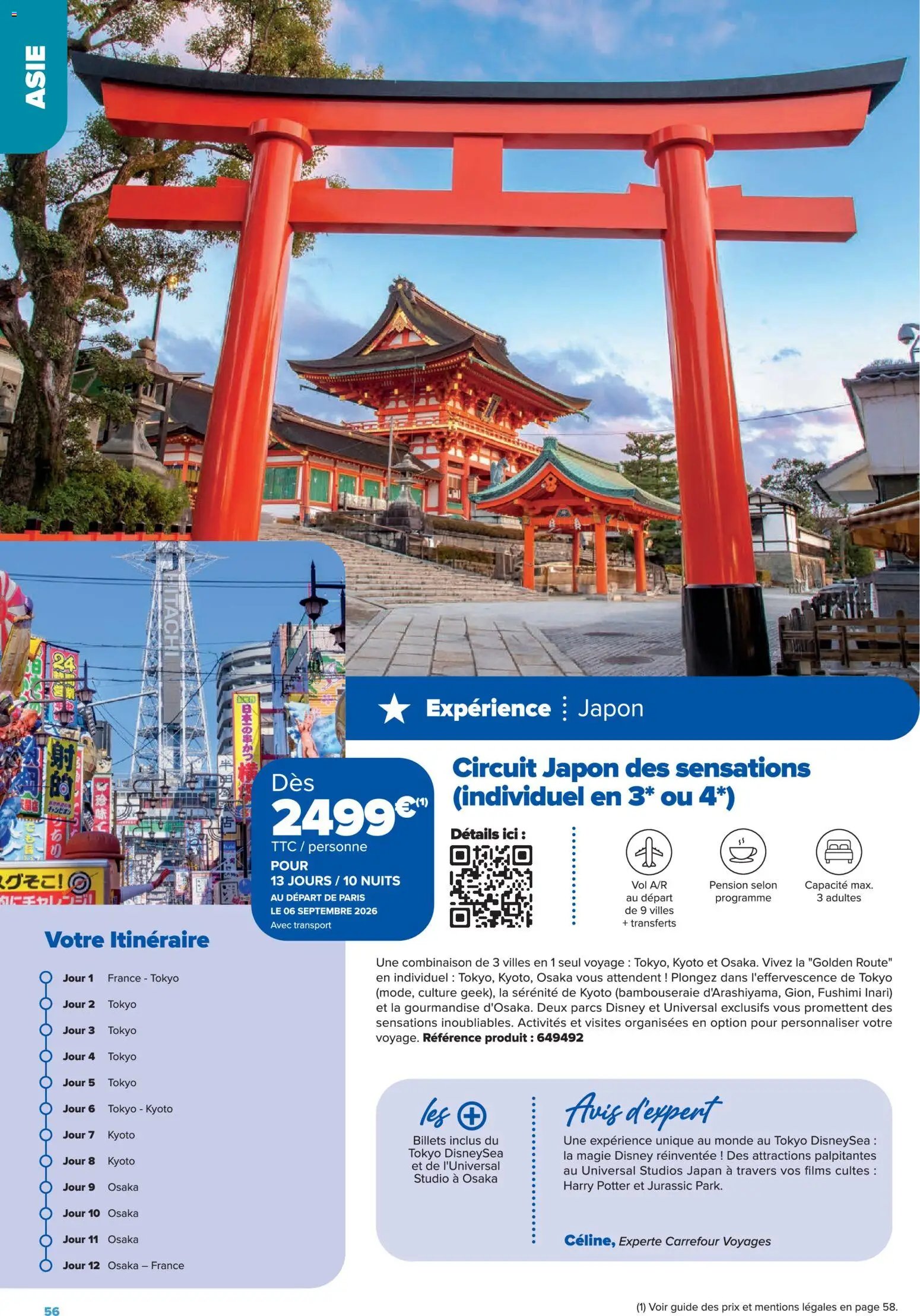 Carrefour contact Séjours & circuits