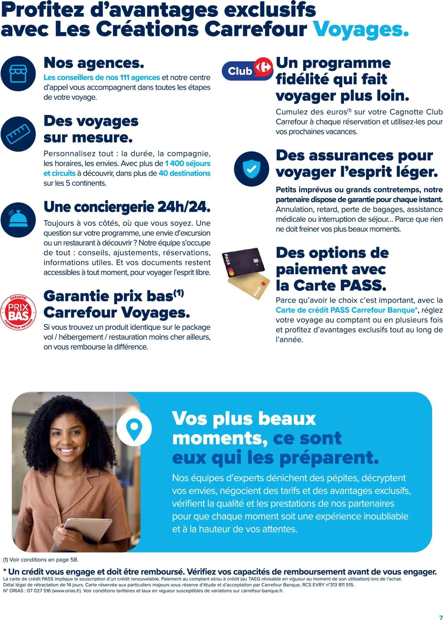 Carrefour contact Séjours & circuits