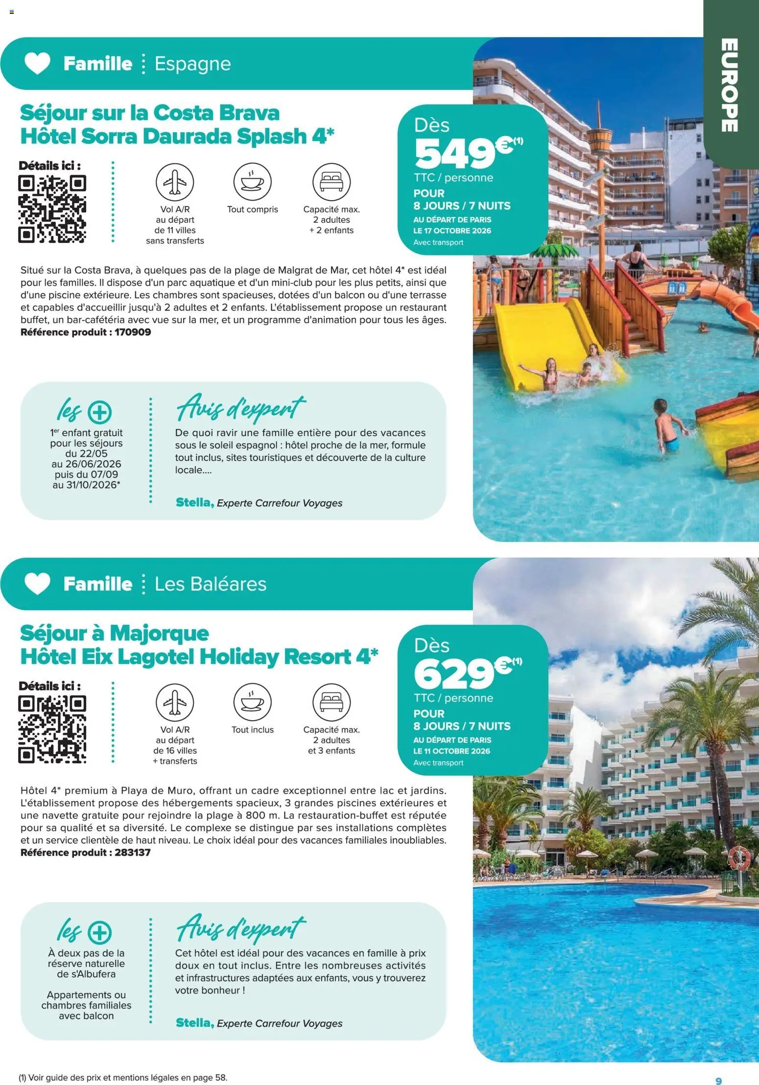 Carrefour contact Séjours & circuits