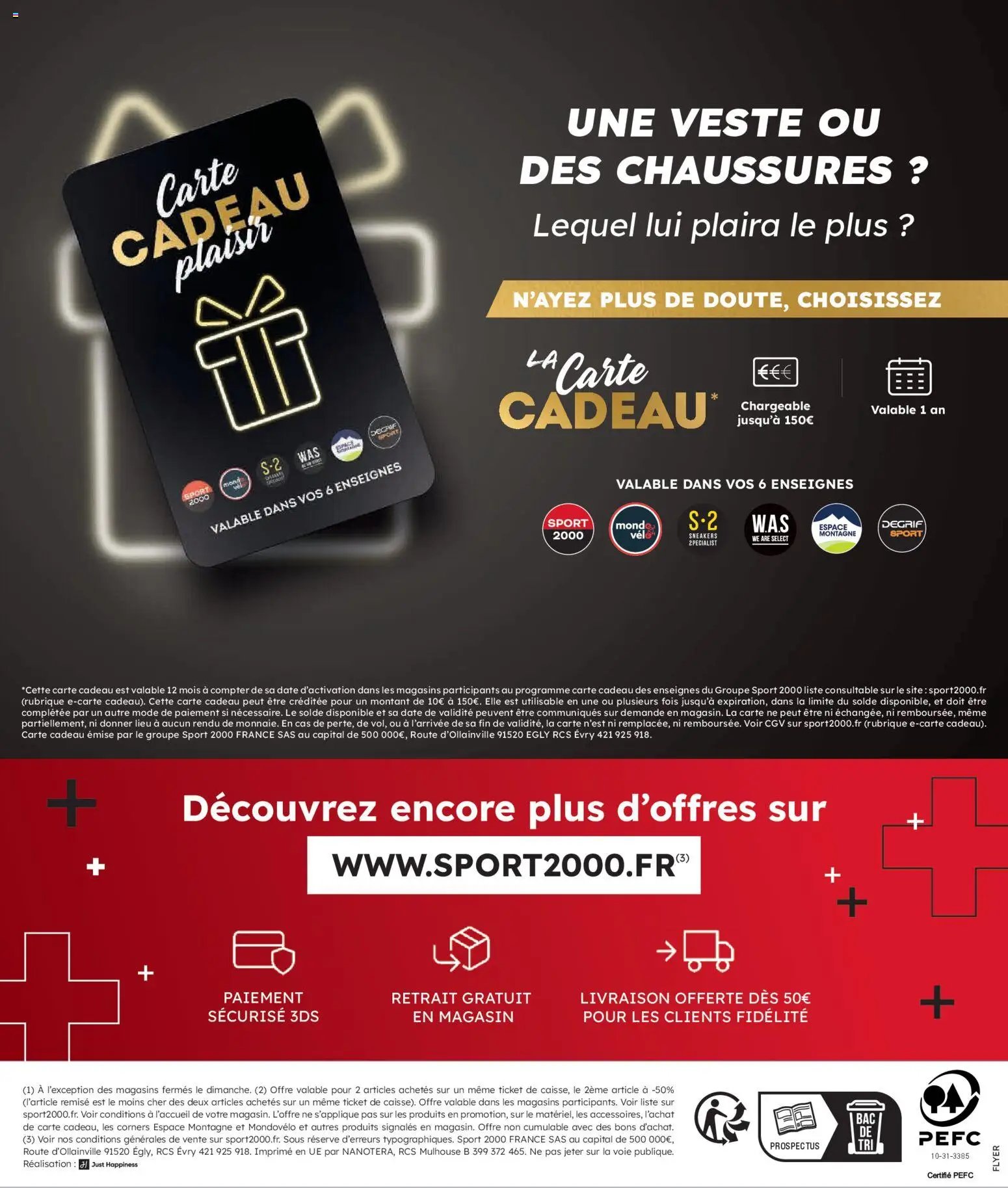 Sport 2000 catalogue du moment