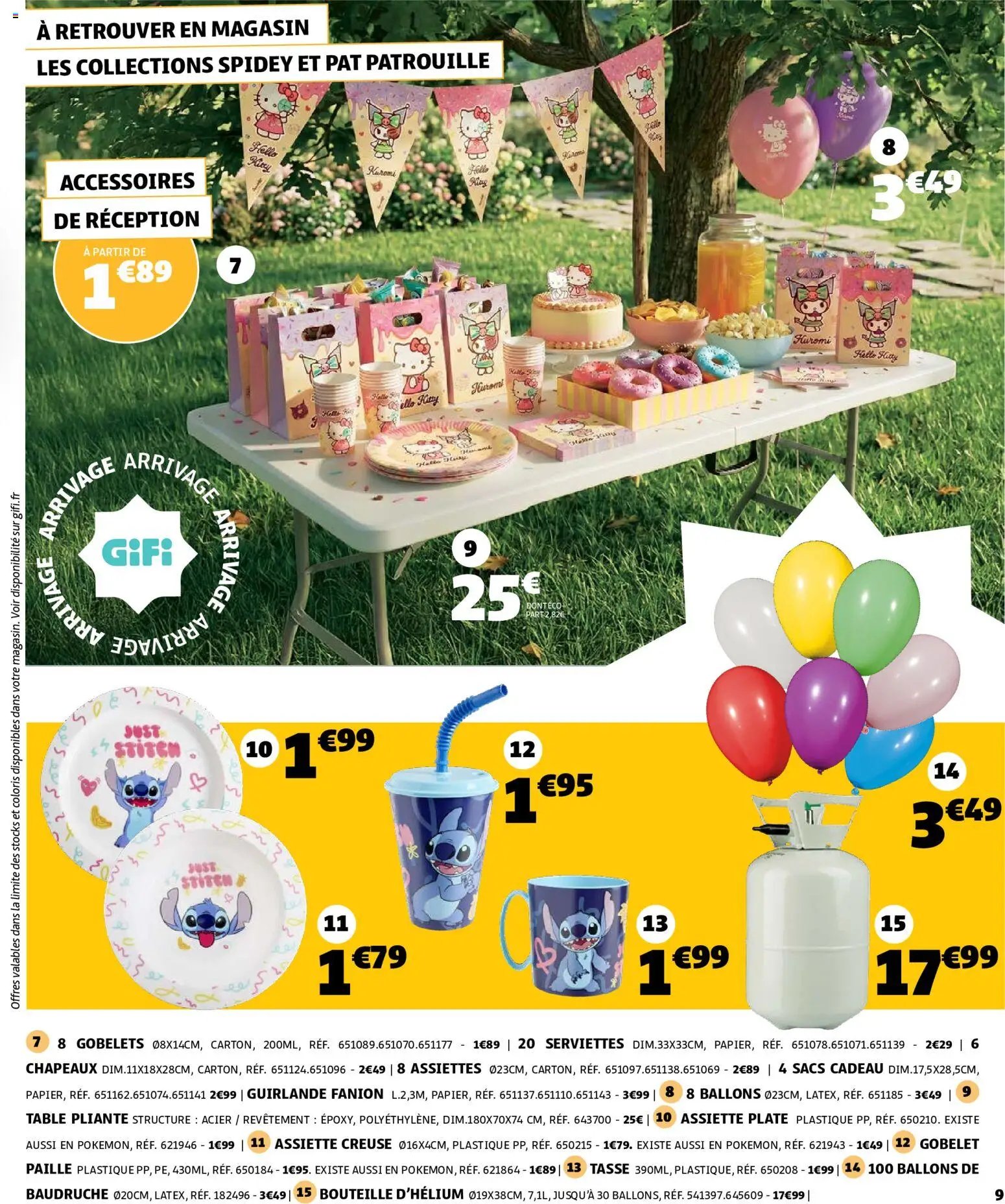 GiFi catalogue
