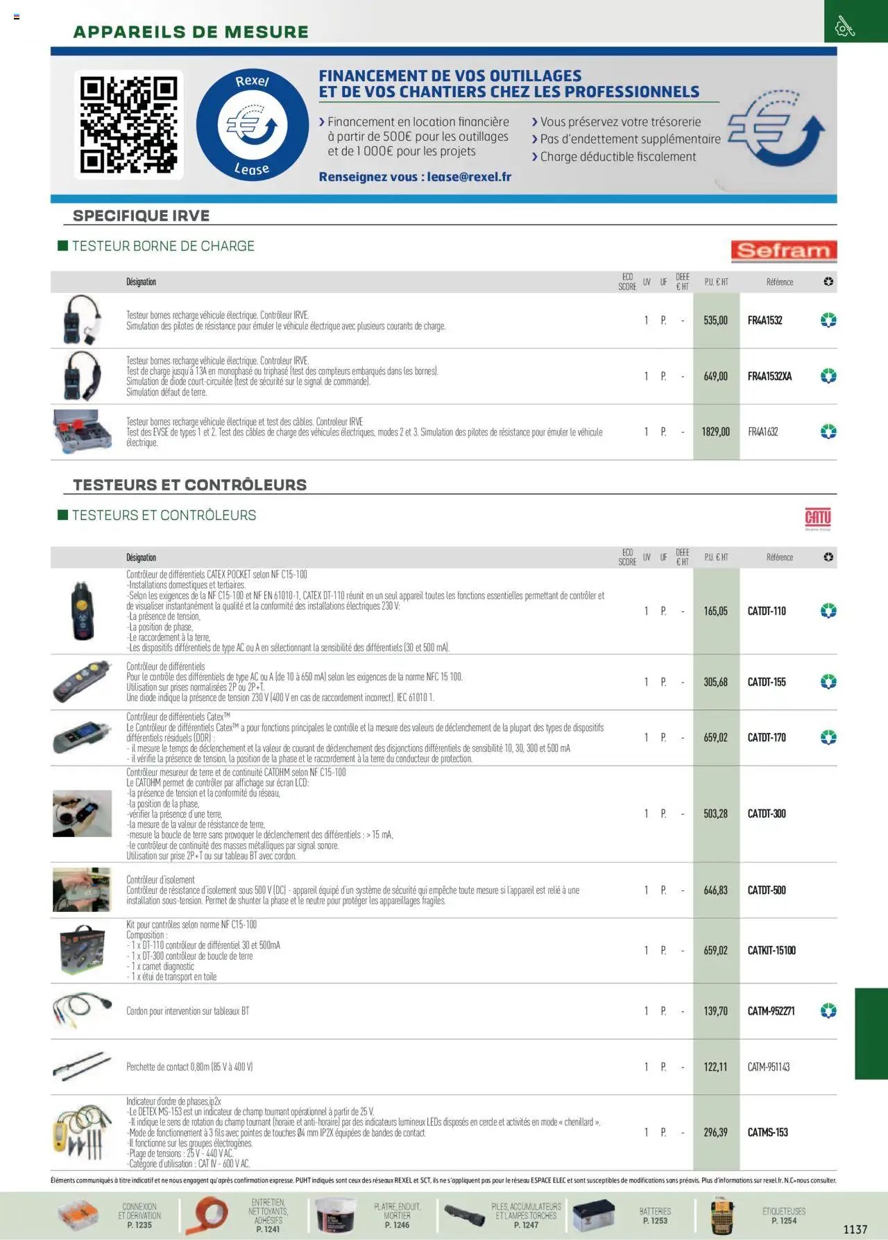Rexel EPI, mesure, outillage, fixations et consommables (2024-12-01 - 2025-12-31)