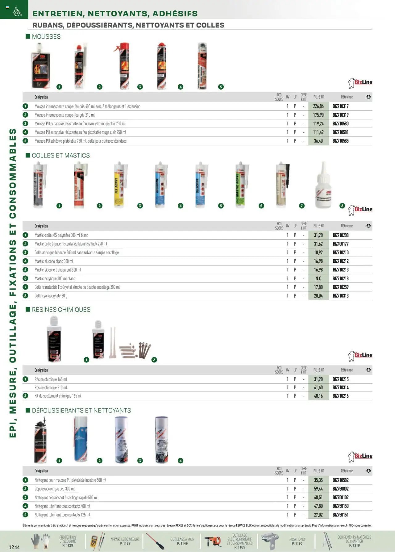 Rexel EPI, mesure, outillage, fixations et consommables (2024-12-01 - 2025-12-31)