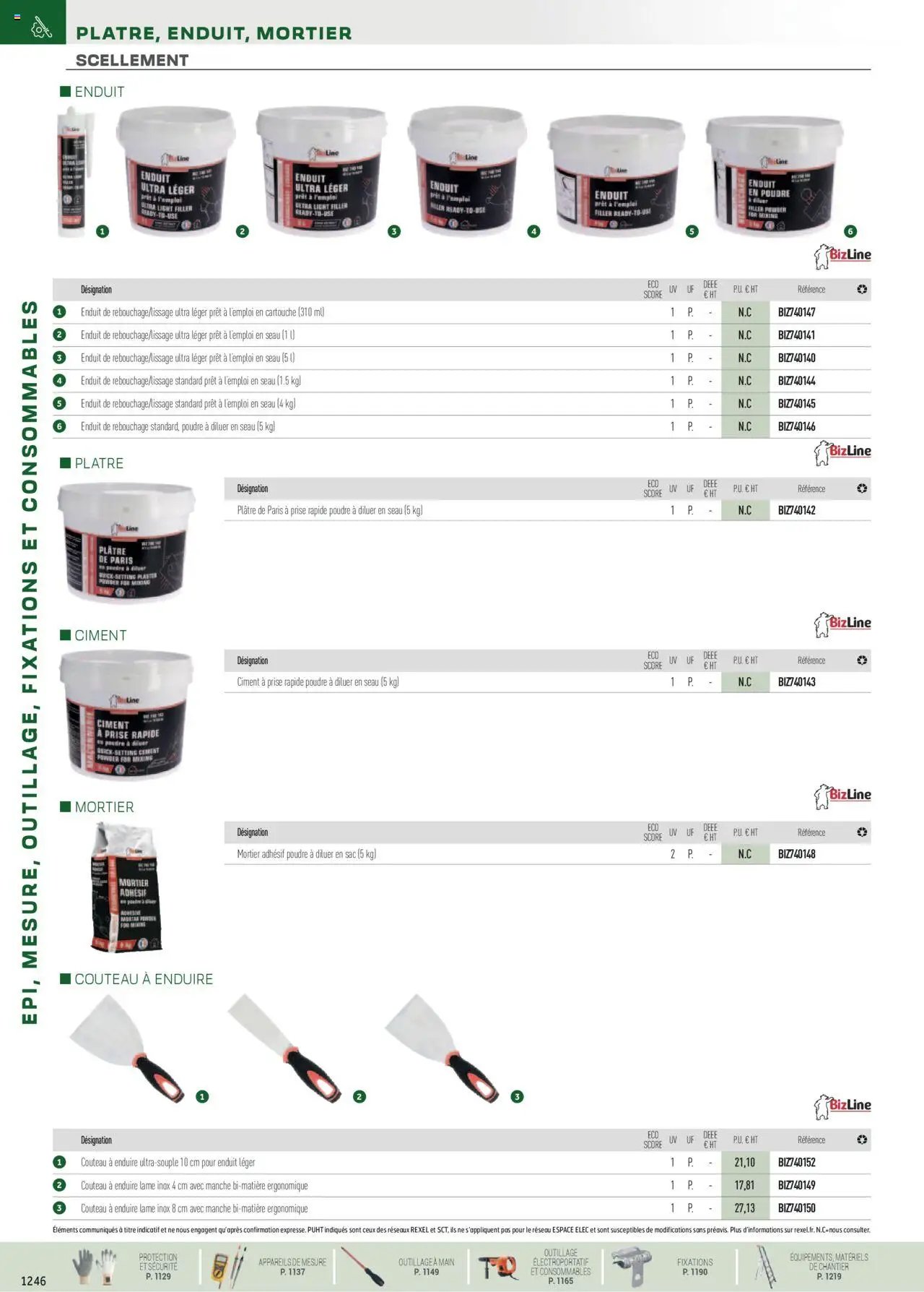 Rexel EPI, mesure, outillage, fixations et consommables (2024-12-01 - 2025-12-31)