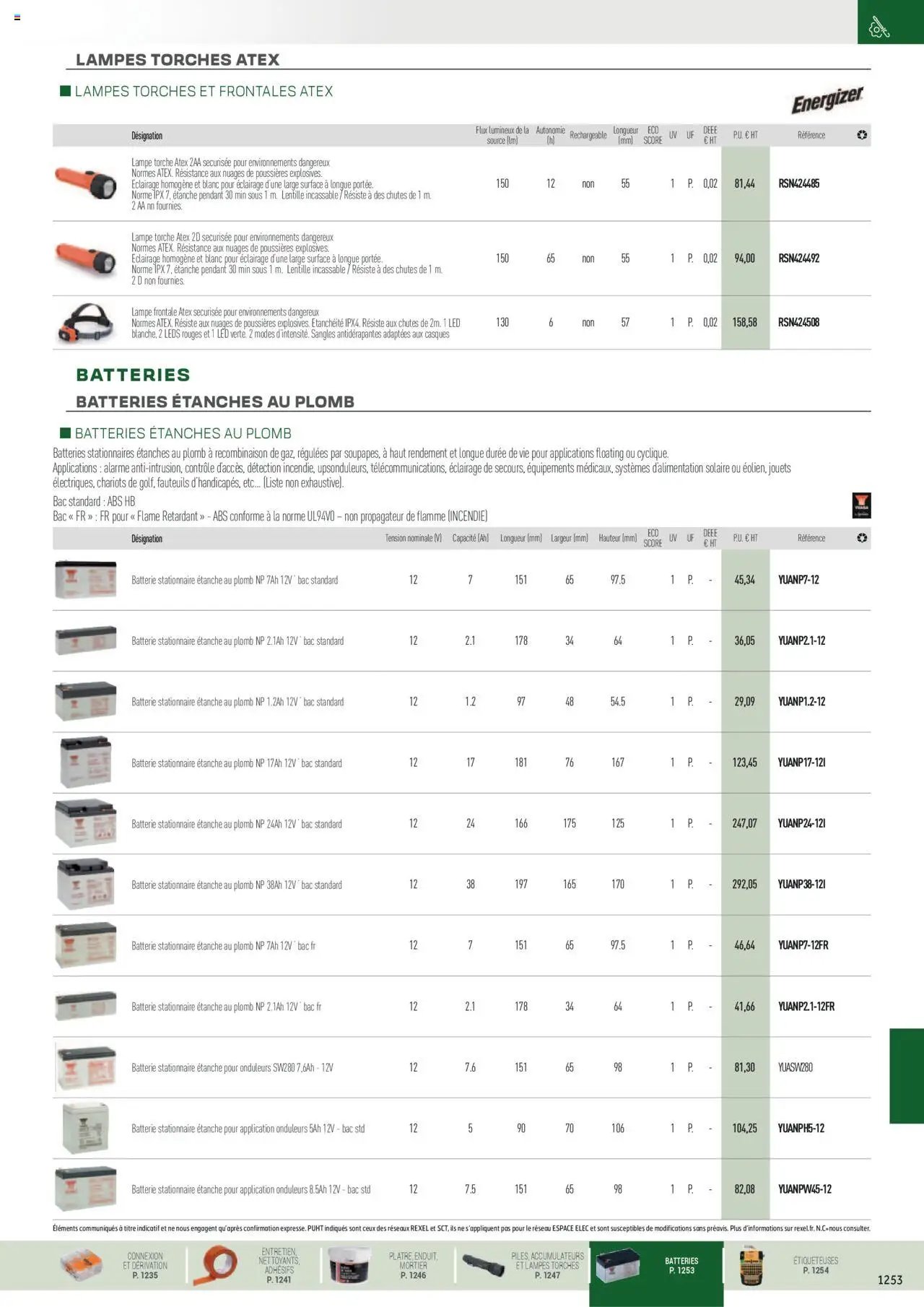 Rexel EPI, mesure, outillage, fixations et consommables (2024-12-01 - 2025-12-31)