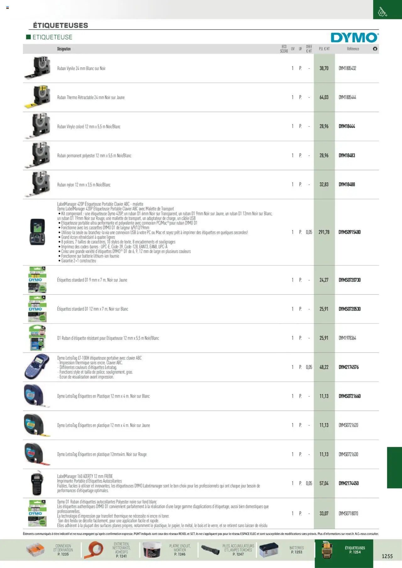 Rexel EPI, mesure, outillage, fixations et consommables (2024-12-01 - 2025-12-31)