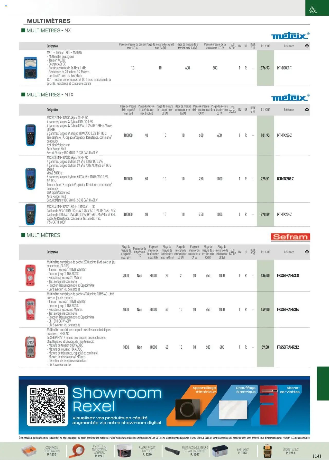 Rexel EPI, mesure, outillage, fixations et consommables (2024-12-01 - 2025-12-31)