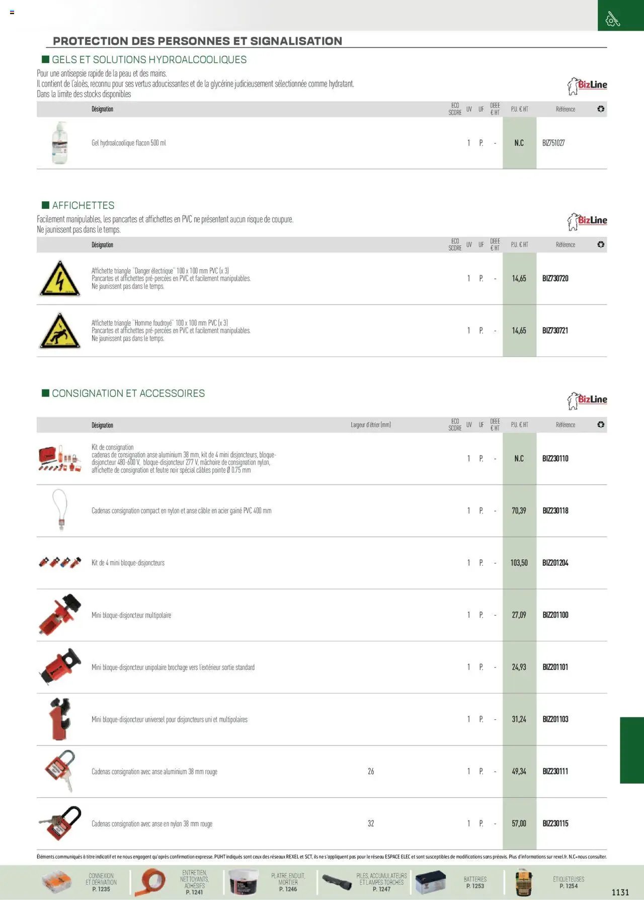 Rexel EPI, mesure, outillage, fixations et consommables (2024-12-01 - 2025-12-31)