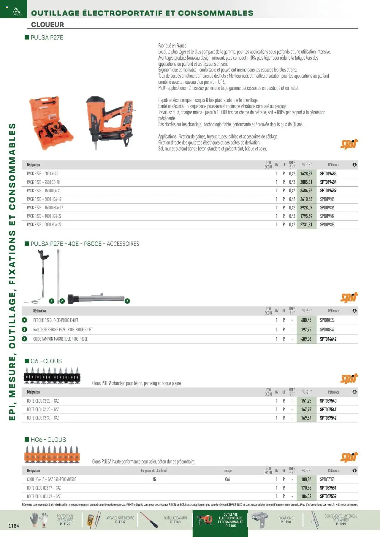 Rexel EPI, mesure, outillage, fixations et consommables (2024-12-01 - 2025-12-31)