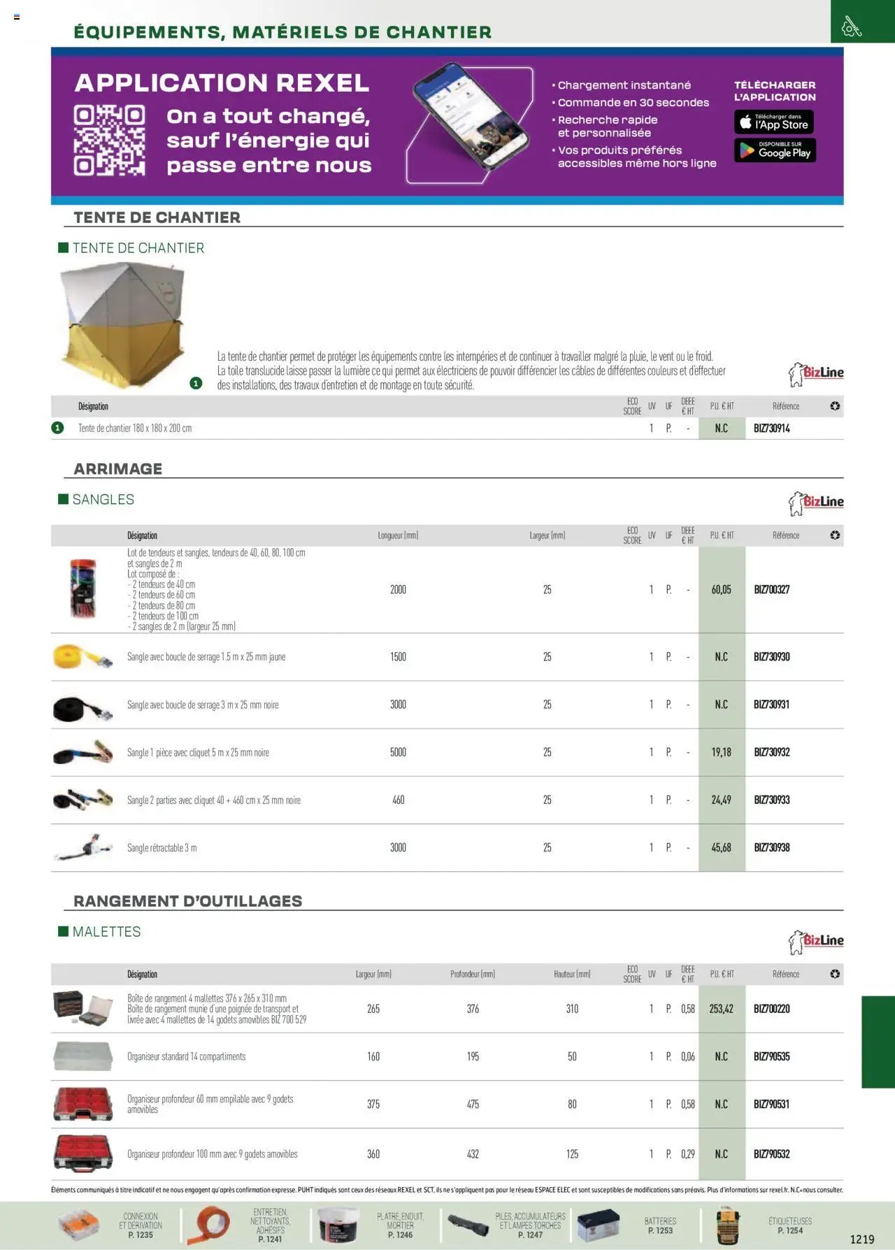 Rexel EPI, mesure, outillage, fixations et consommables (2024-12-01 - 2025-12-31)