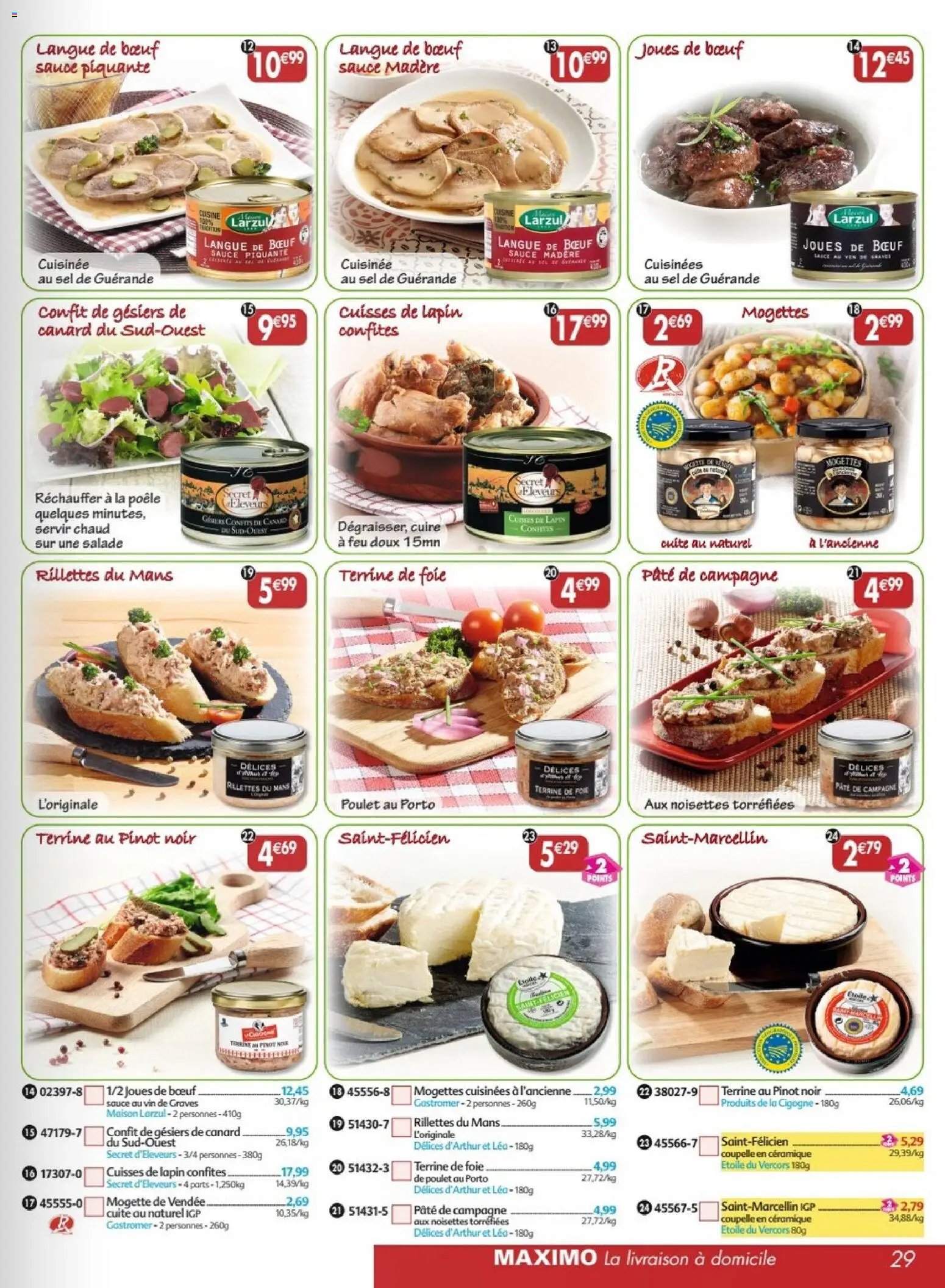 Maximo catalogue epicerie (2026-03-02 - 2026-03-29)