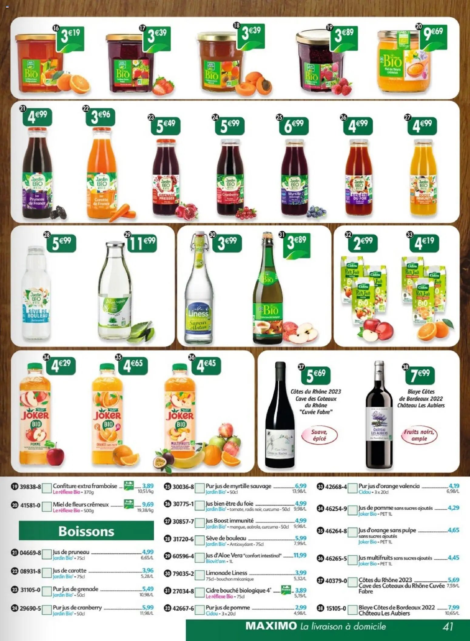 Maximo catalogue epicerie (2026-03-02 - 2026-03-29)