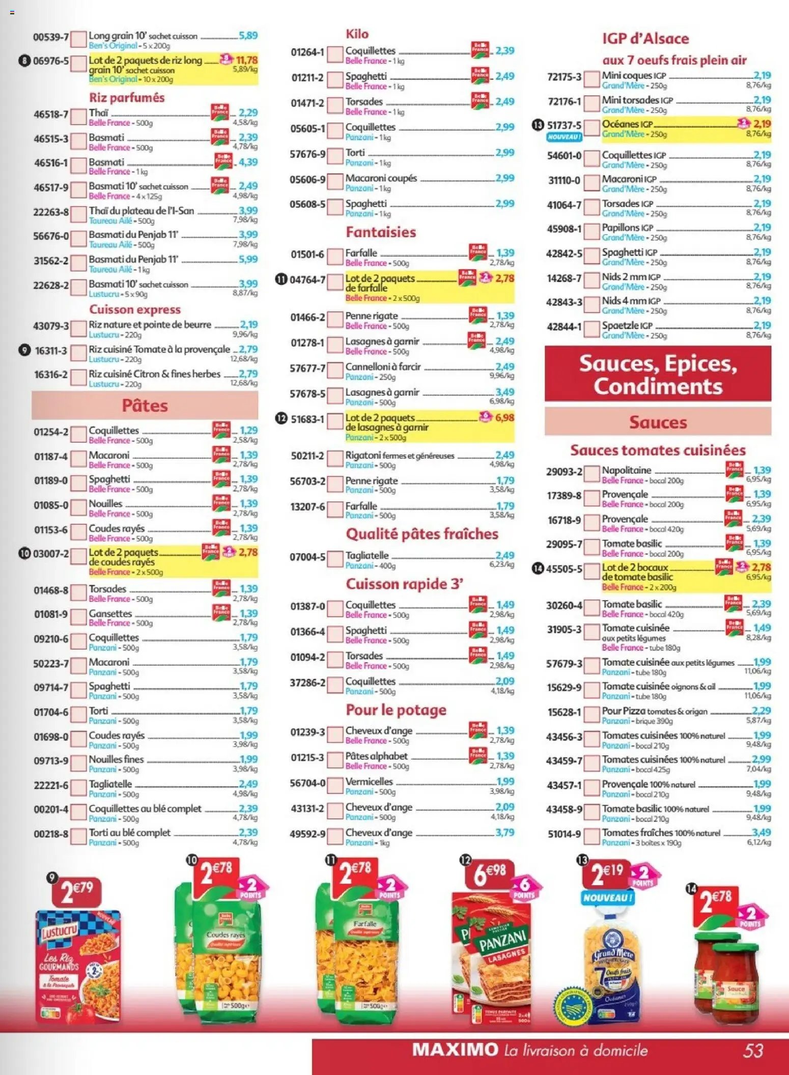 Maximo catalogue epicerie (2026-03-02 - 2026-03-29)