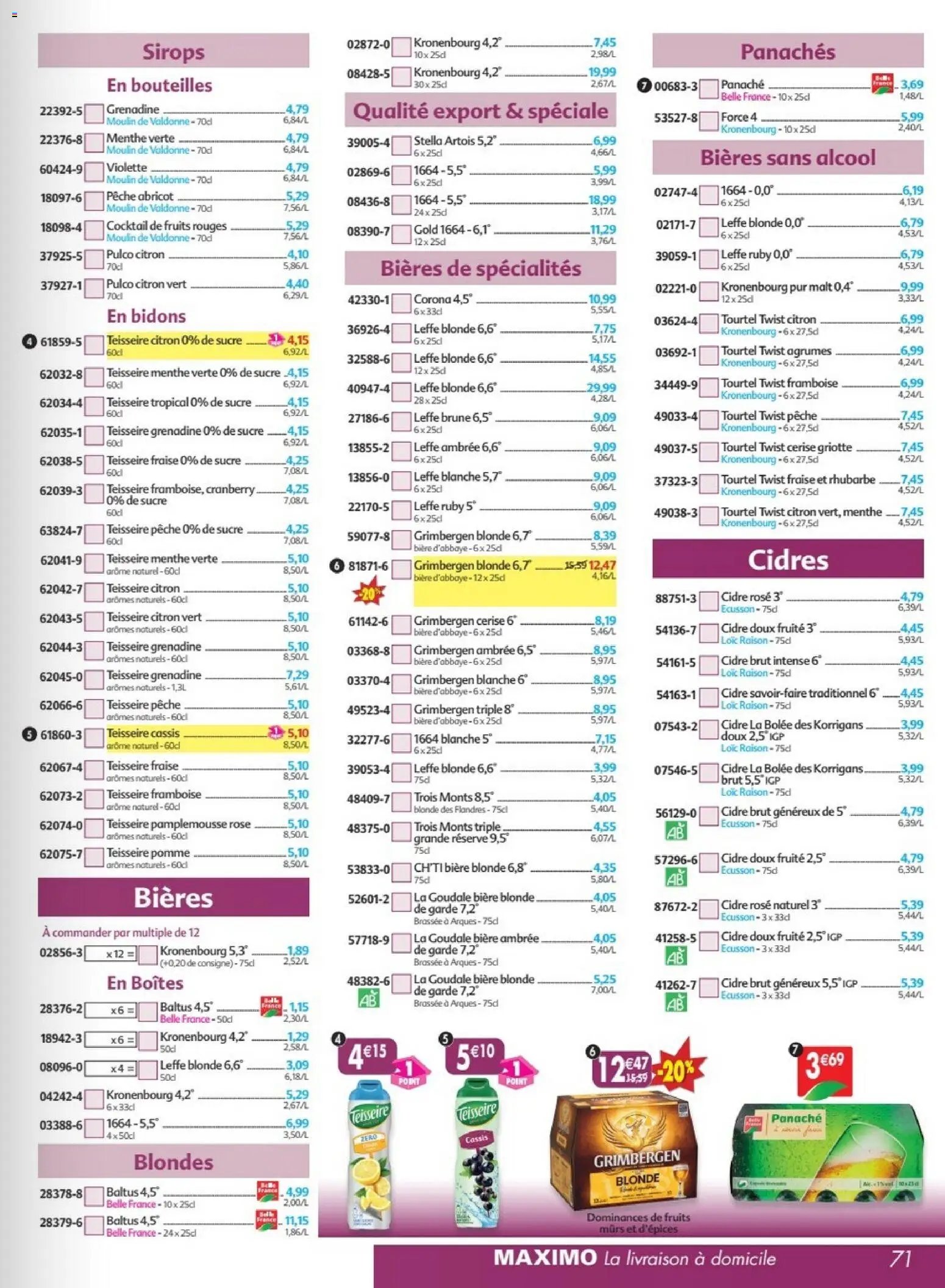 Maximo catalogue epicerie (2026-03-02 - 2026-03-29)