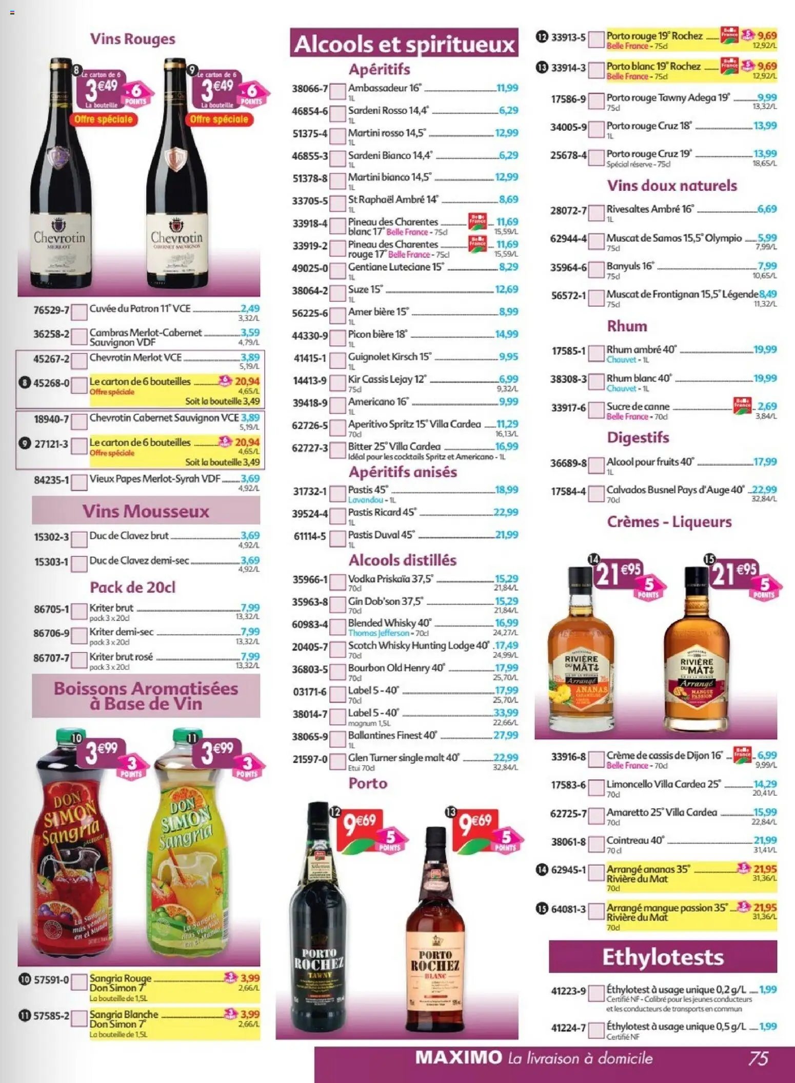 Maximo catalogue epicerie (2026-03-02 - 2026-03-29)