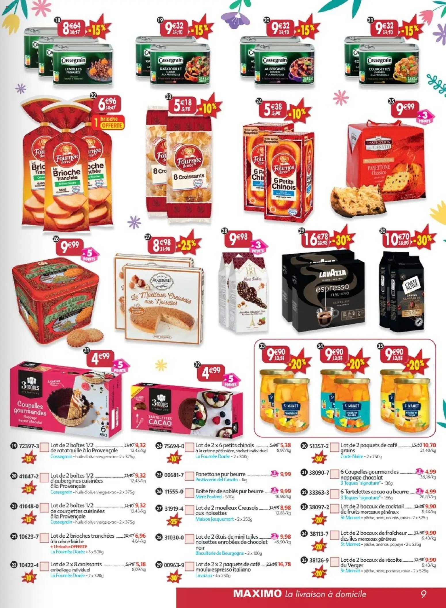 Maximo catalogue epicerie