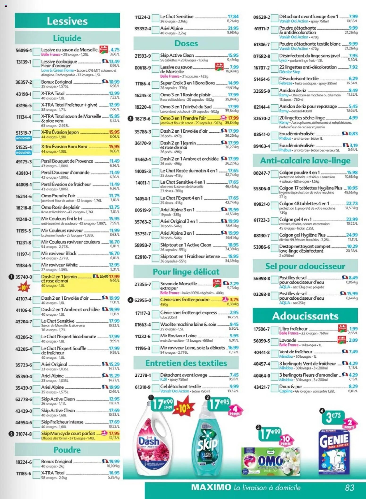 Maximo catalogue epicerie (2026-03-02 - 2026-03-29)