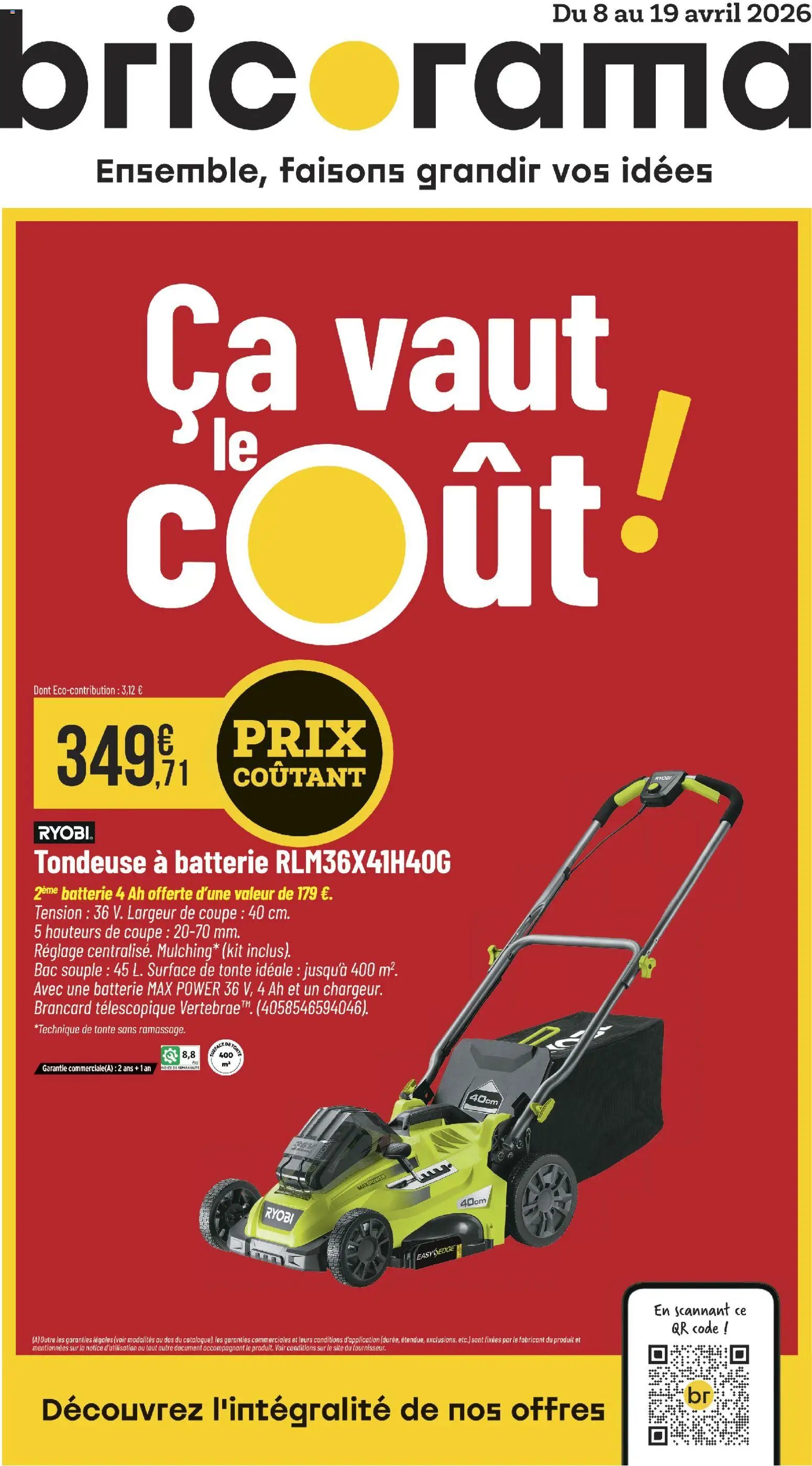 Bricorama catalogue (2026-04-08 - 2026-04-19)