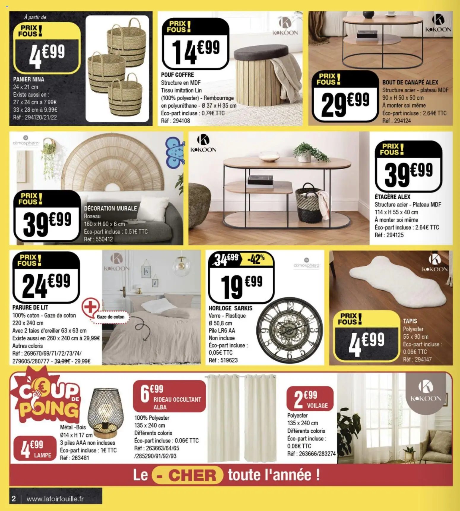 La Foir'Fouille catalogue semaine 44