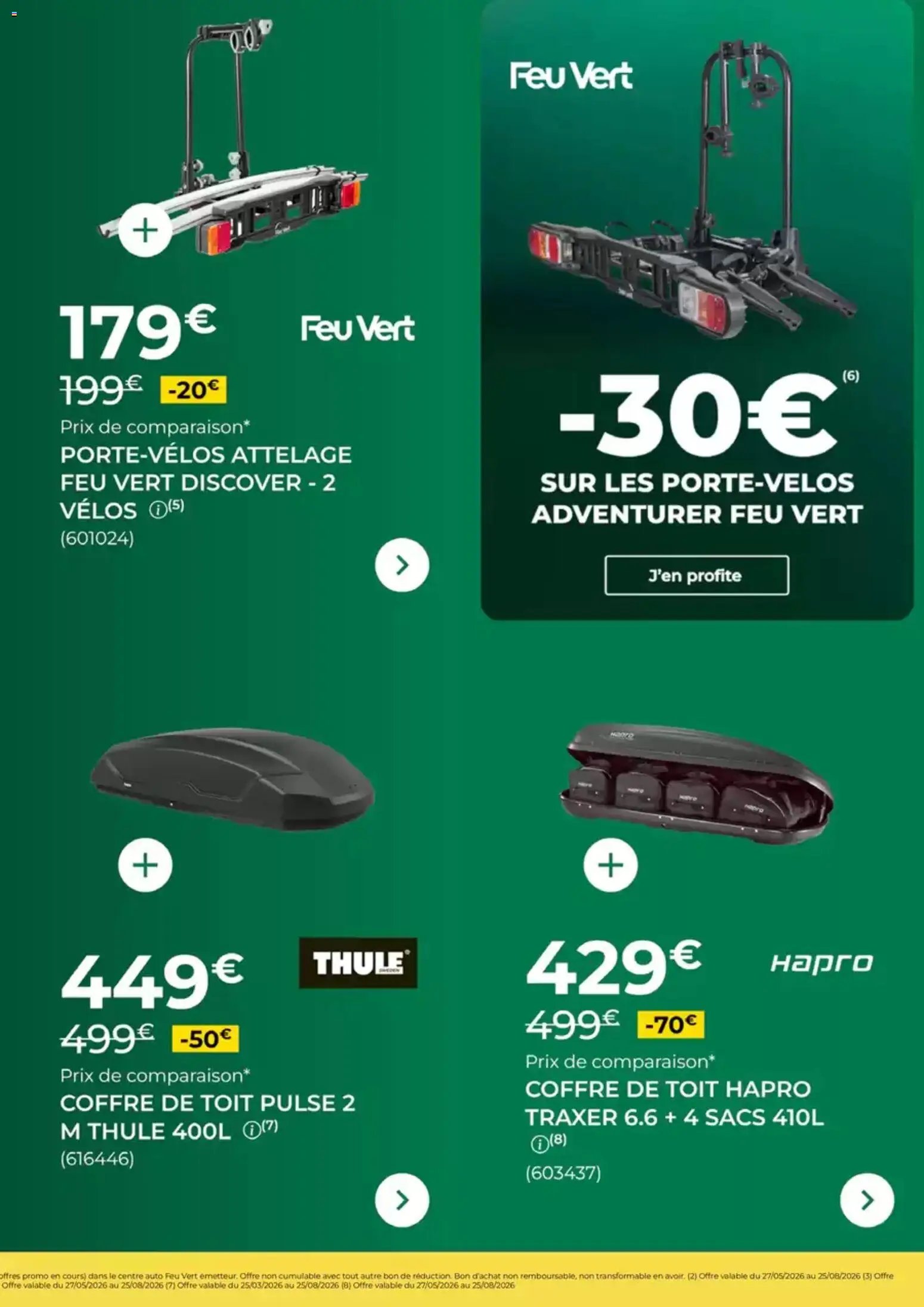 Feu Vert catalogue