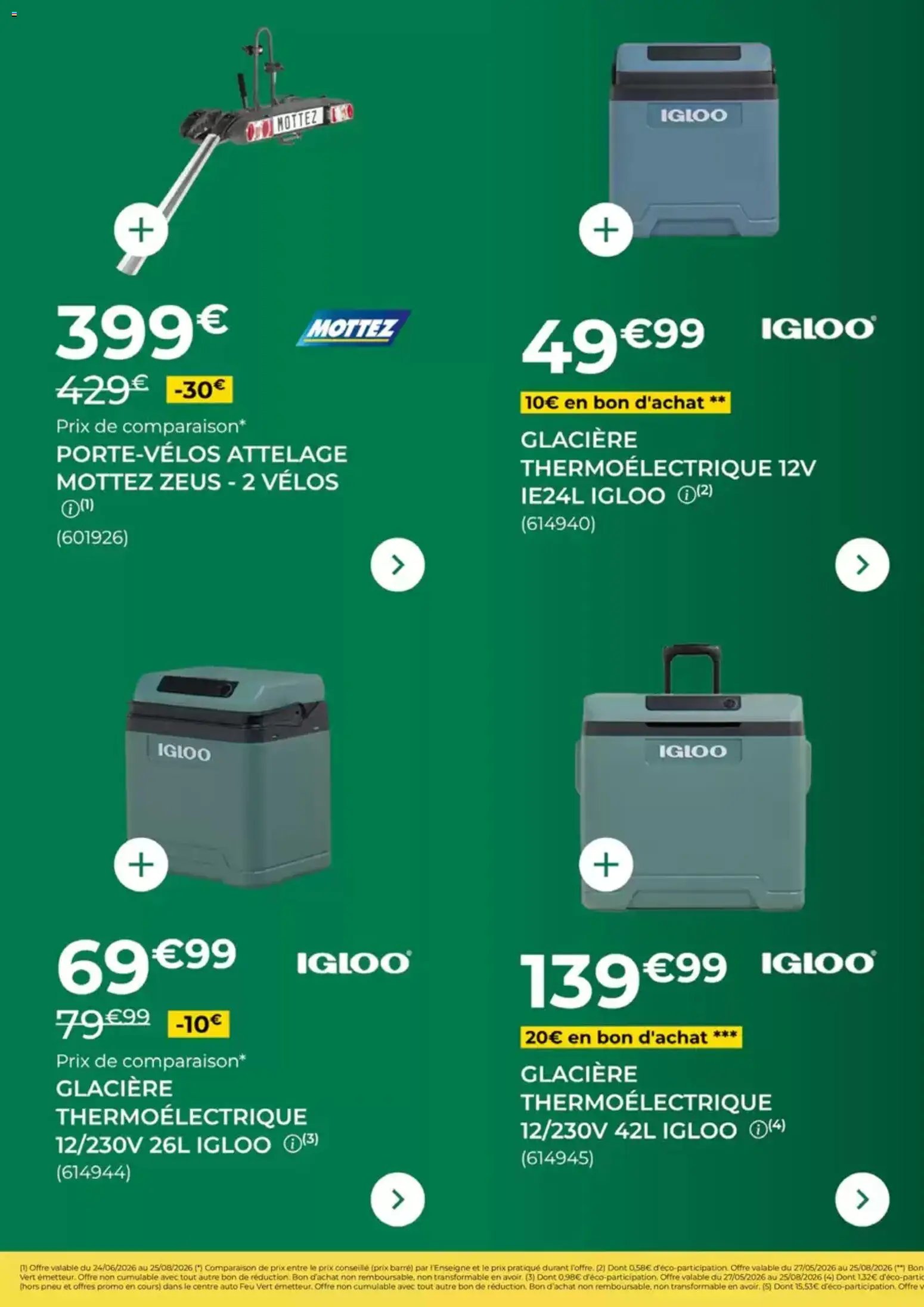 Feu Vert catalogue