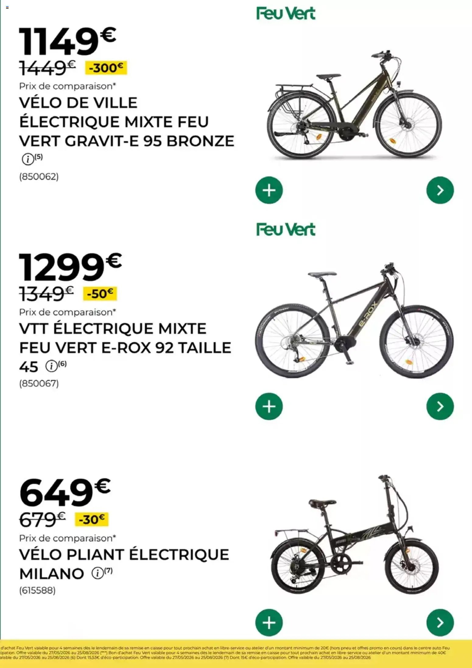Feu Vert catalogue