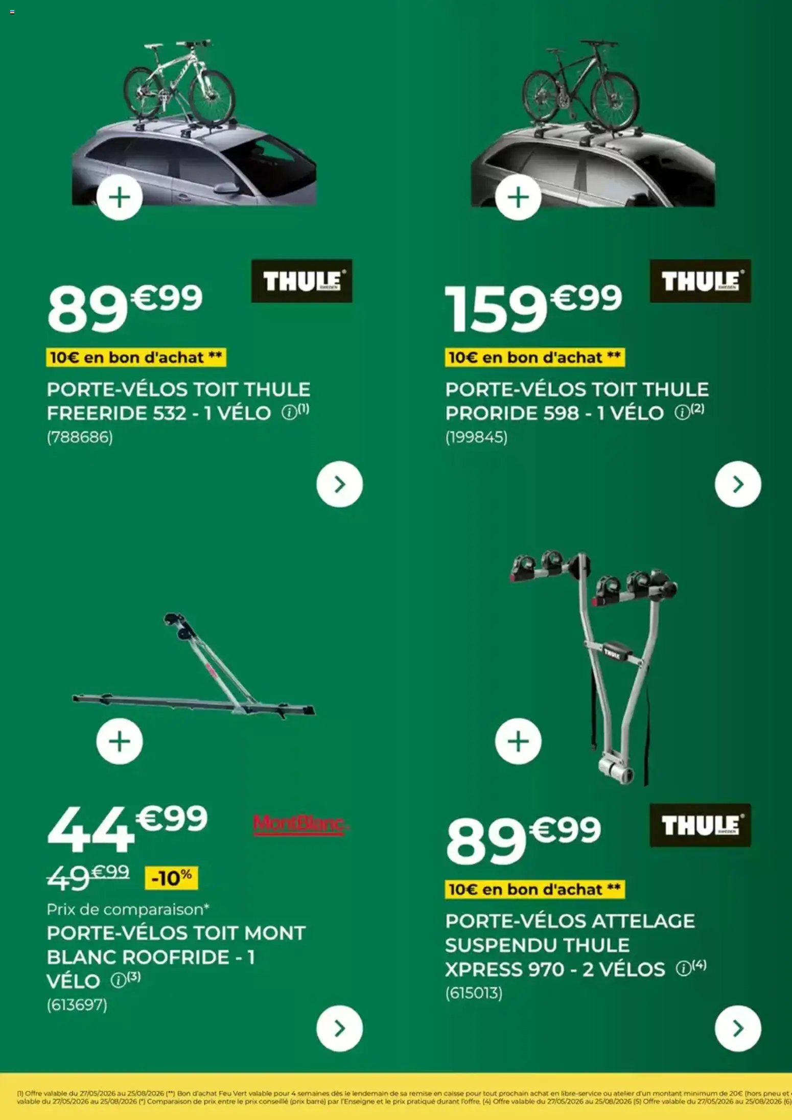 Feu Vert catalogue