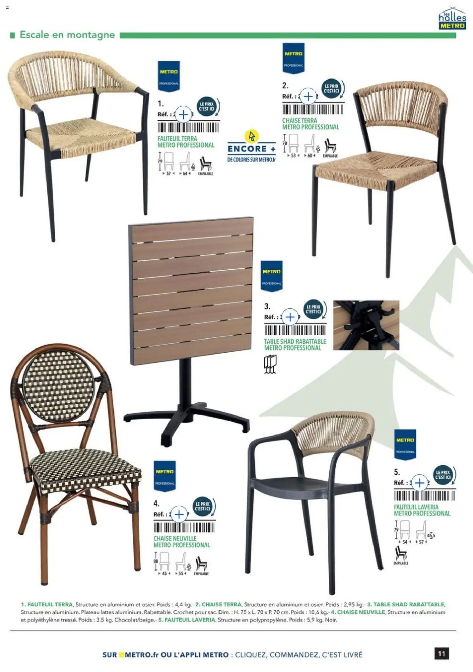 METRO - Terrasse&salle Collection 2026 (2026-01-09 - 2026-12-31)