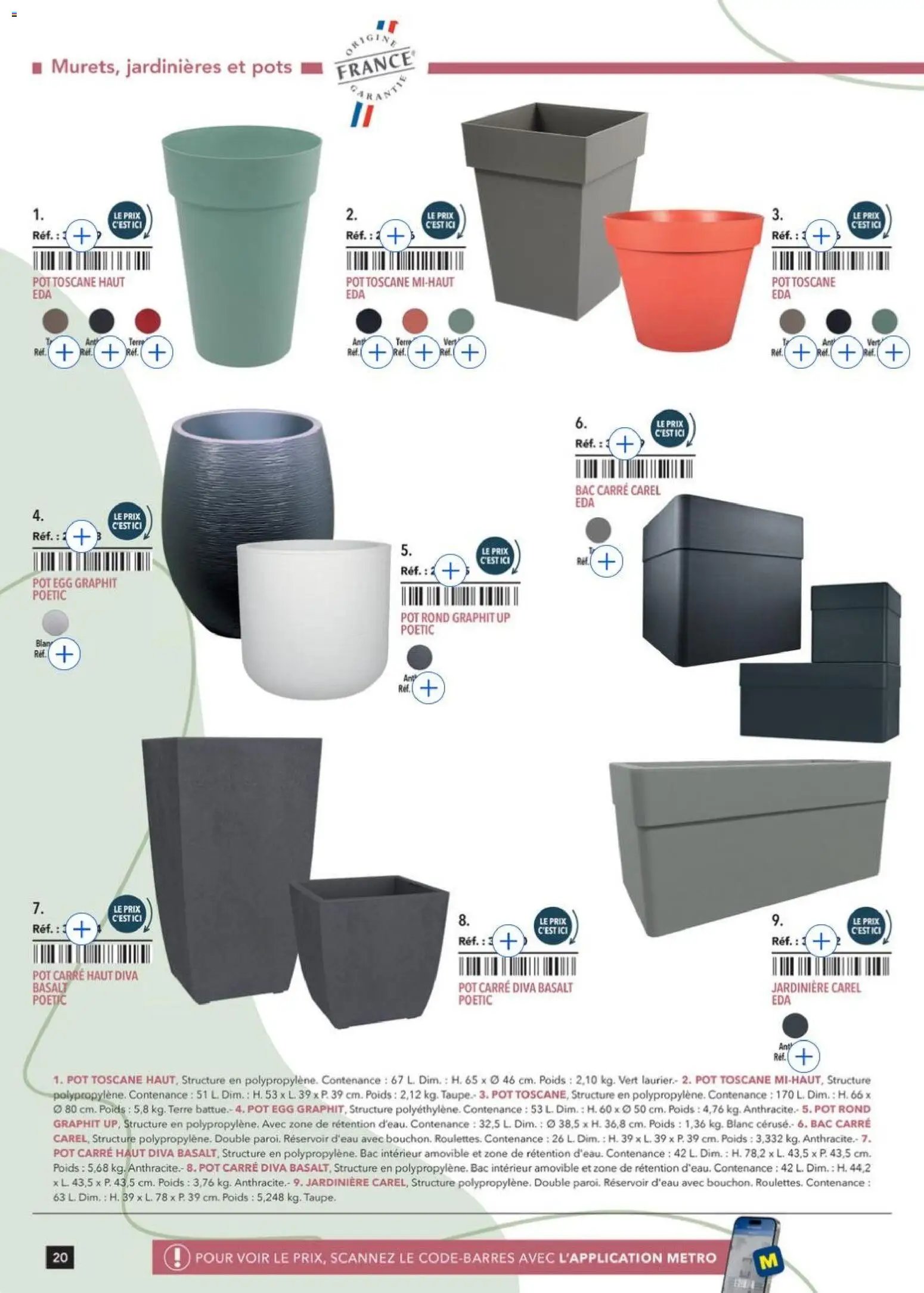 METRO - Terrasse&salle Collection 2026 (2026-01-09 - 2026-12-31)