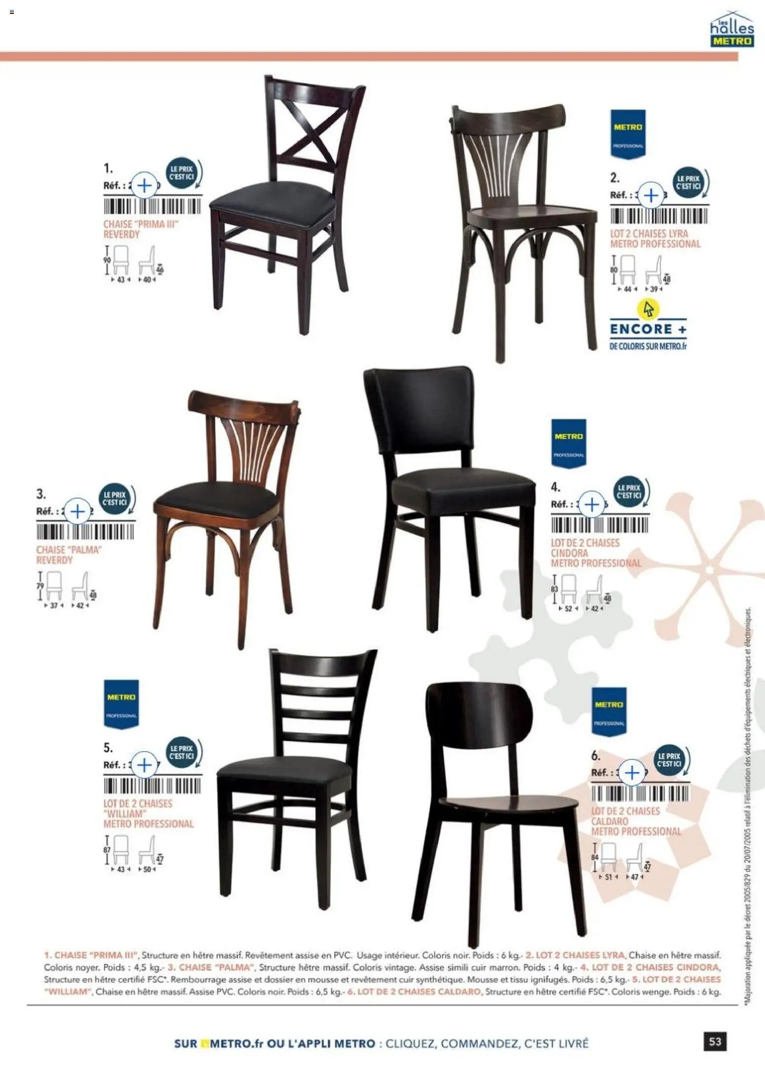 METRO - Terrasse&salle Collection 2026 (2026-01-09 - 2026-12-31)