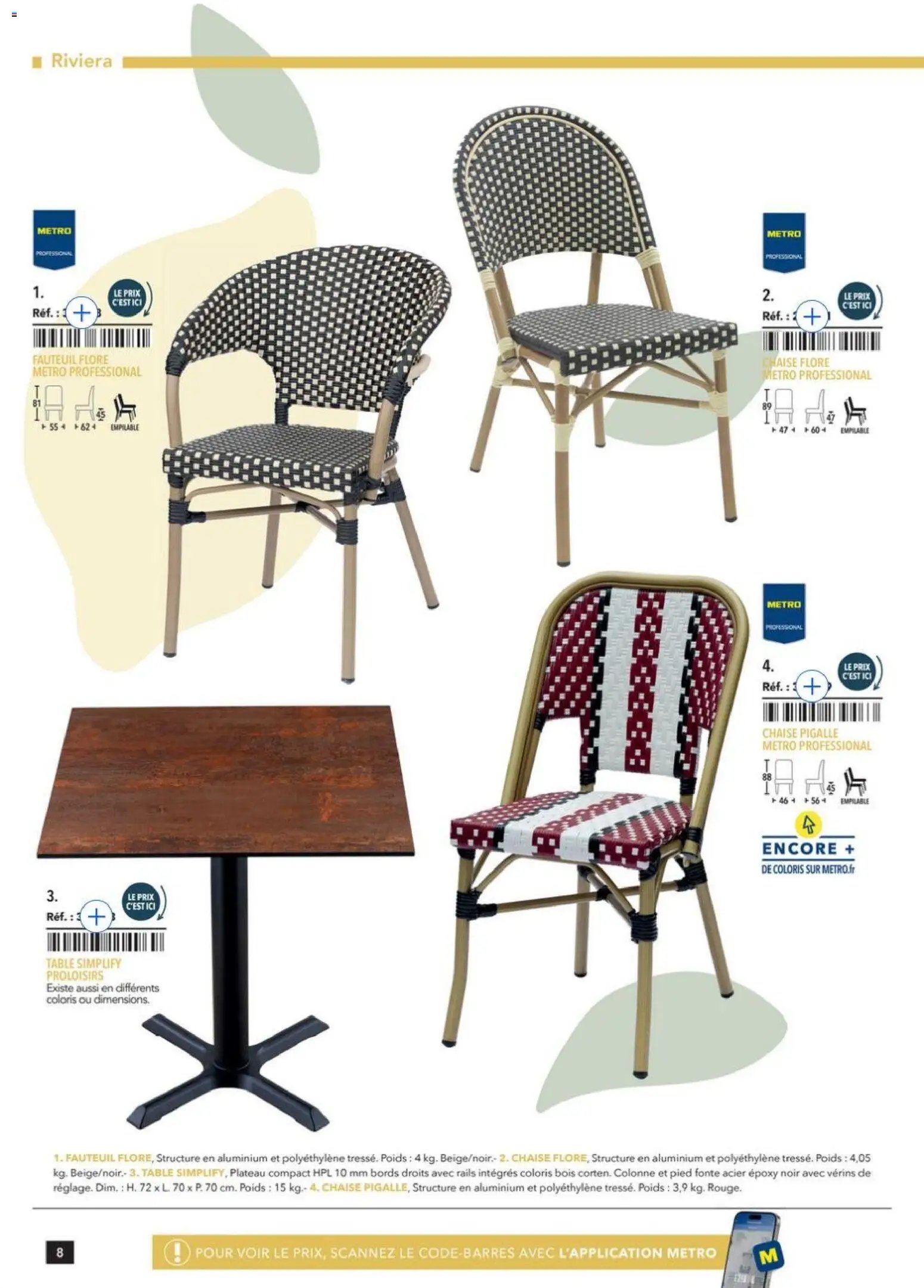 METRO - Terrasse&salle Collection 2026 (2026-01-09 - 2026-12-31)