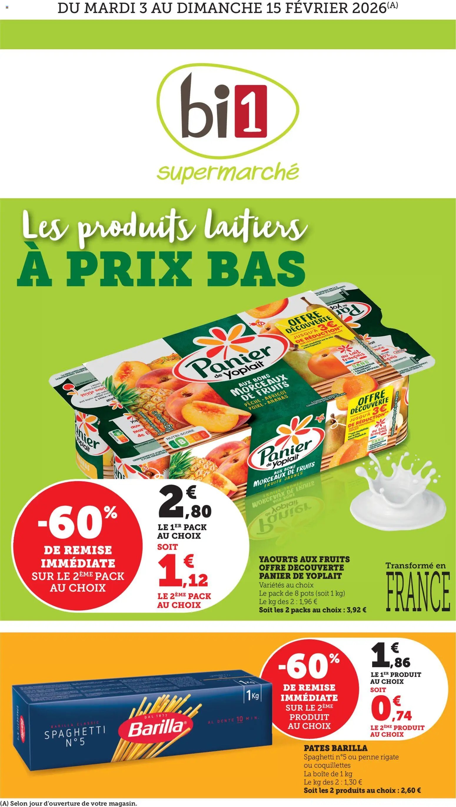 bi1 Offre de la semaine