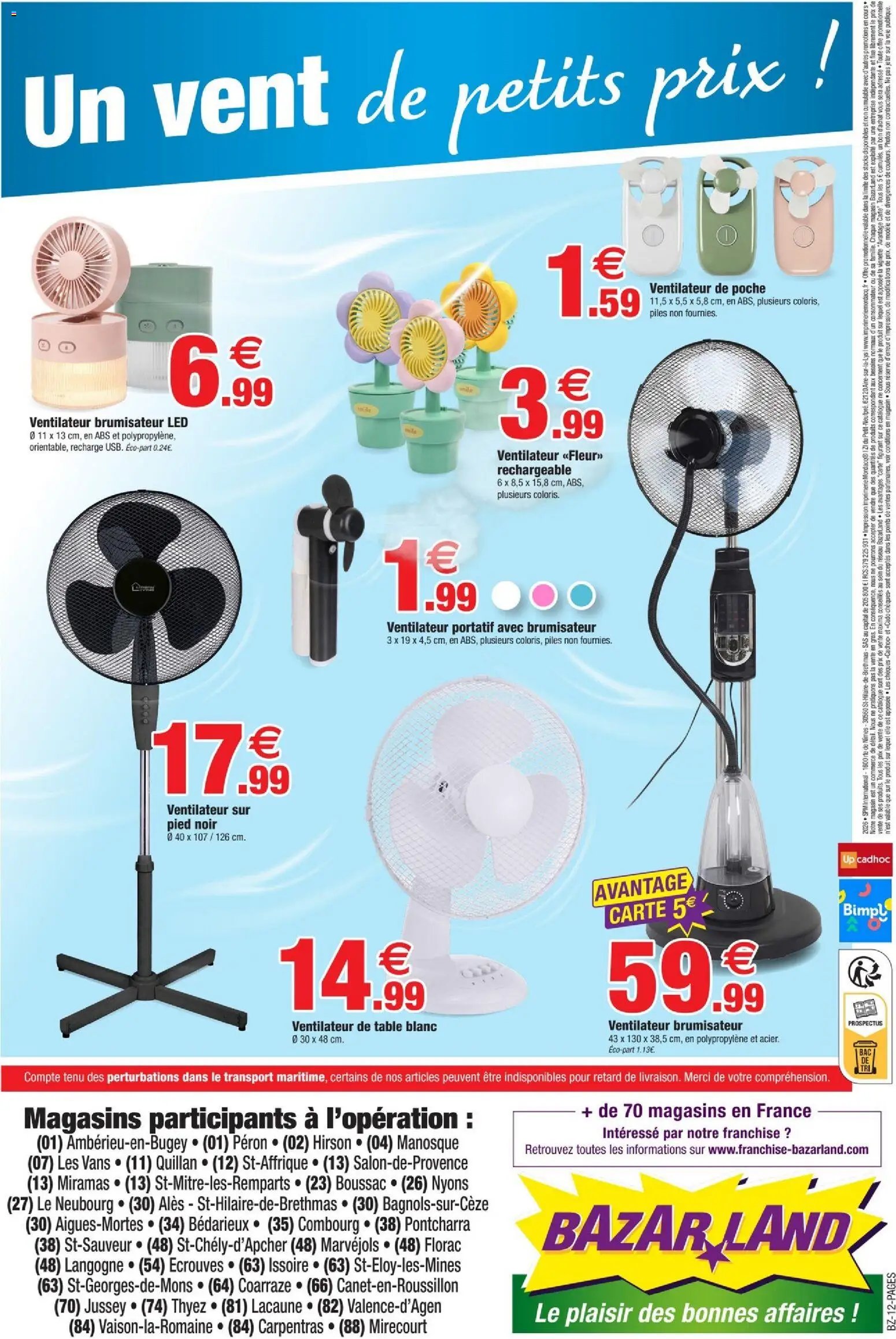 Bazarland catalogue